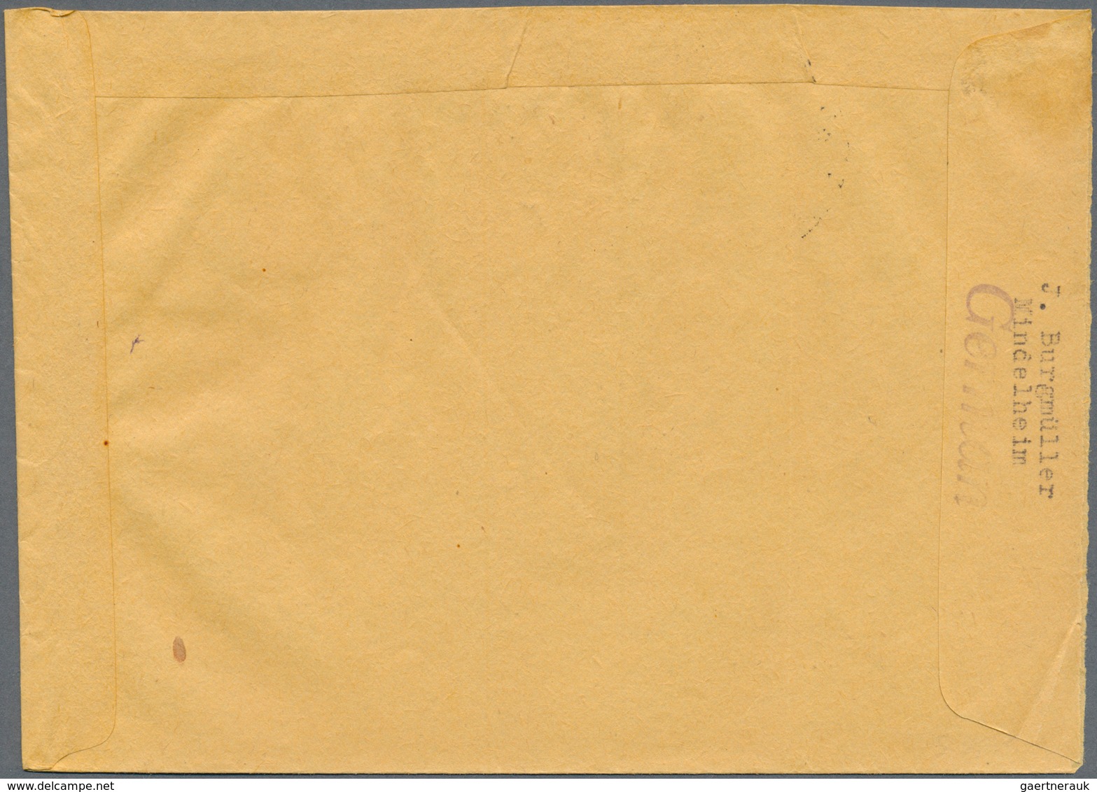 Deutsche Lokalausgaben Ab 1945: MINDELHEIM, 1945, Gebührenzettel Mit Handschriftl. Wertangabe "8" Rp - Sonstige & Ohne Zuordnung
