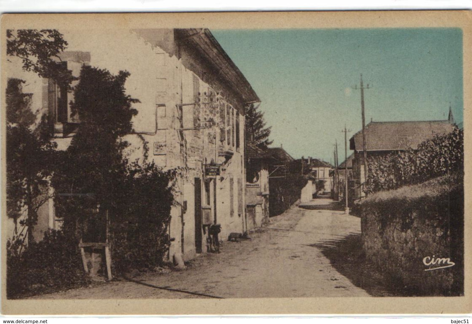 1 Cpsm Ruffieux - Rue De La Psote - Ruffieux