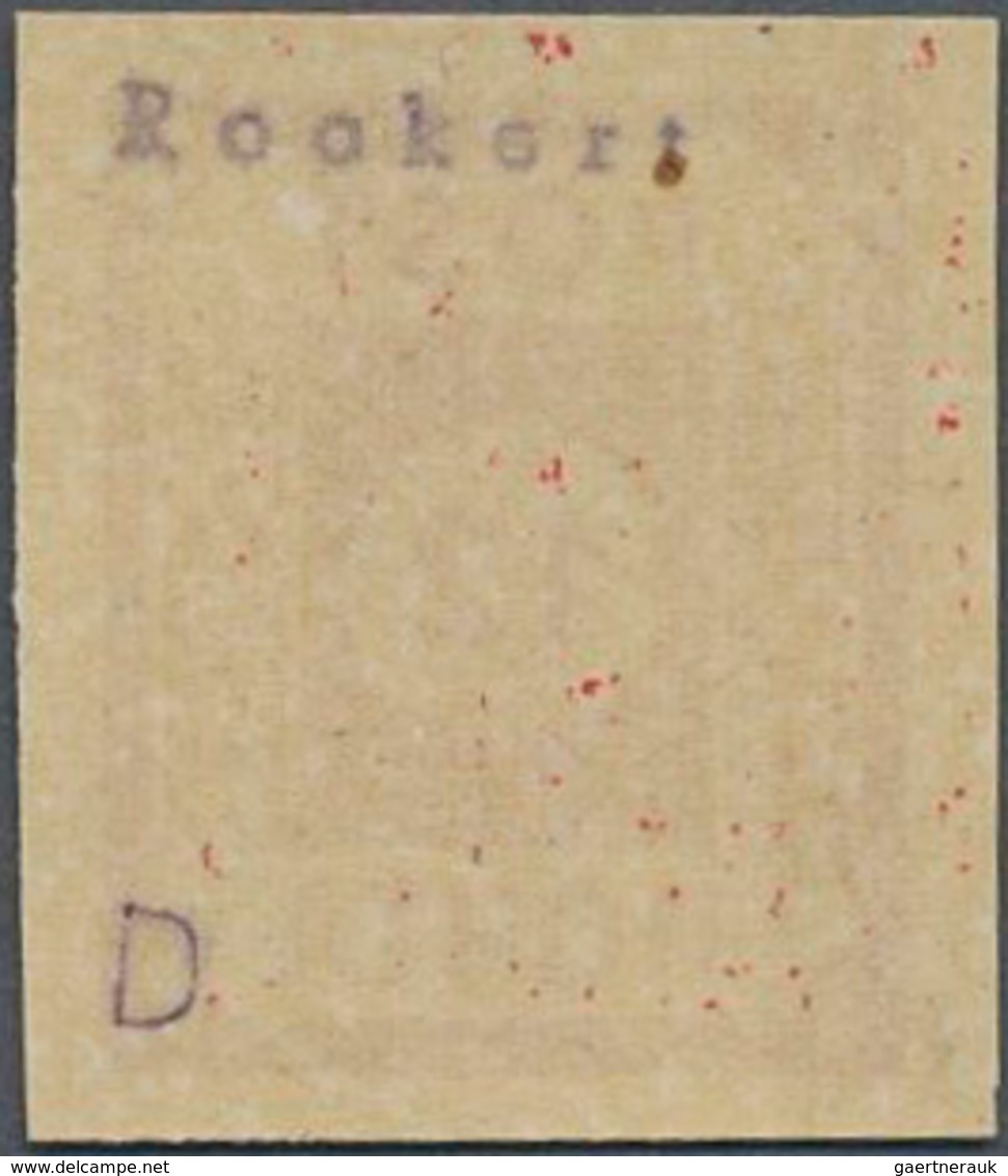 Sowjetische Zone - Ost-Sachsen: 1945, POTSCHTA 12 Pfg., Ölfarbe, Postfrisch, Lt. Fotoattest Ströh BP - Autres & Non Classés