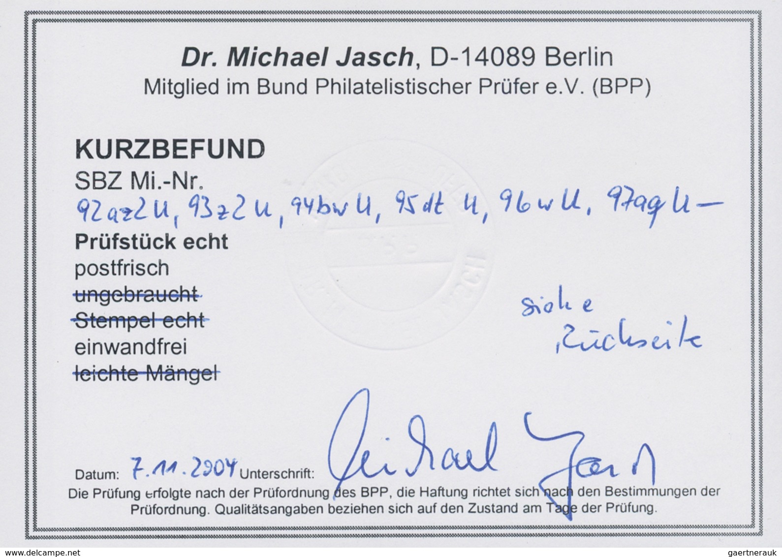 Sowjetische Zone - Thüringen: 1945, 3 Pfg. - 12 Pfg. Ungezähnt Postfrisch, Dabei 3 Und 4 Pfg. Mit Sp - Other & Unclassified