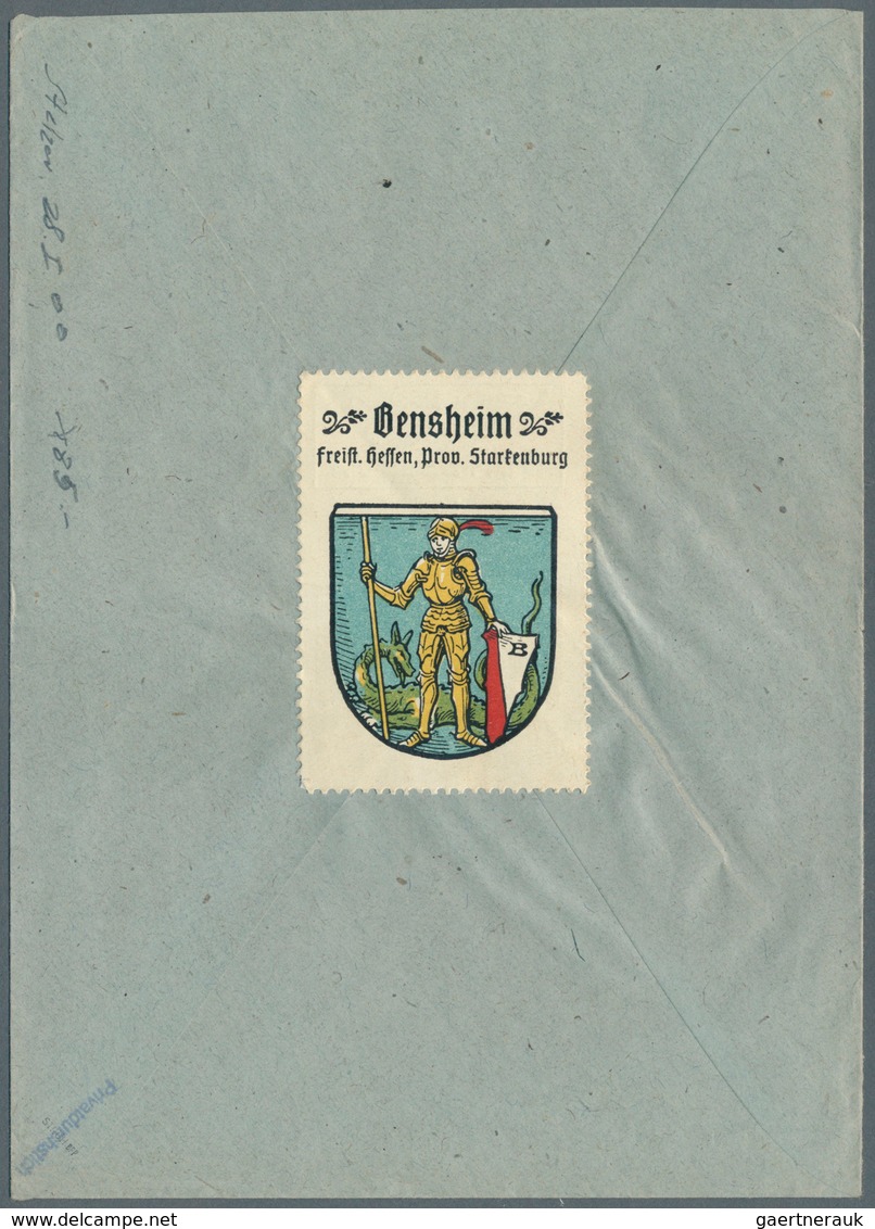 Sowjetische Zone - West-Sachsen: 1945, Ziffer 5 Pf, Senkr. Paar Als überfrankierter Ortsbrief LEIPZI - Sonstige & Ohne Zuordnung