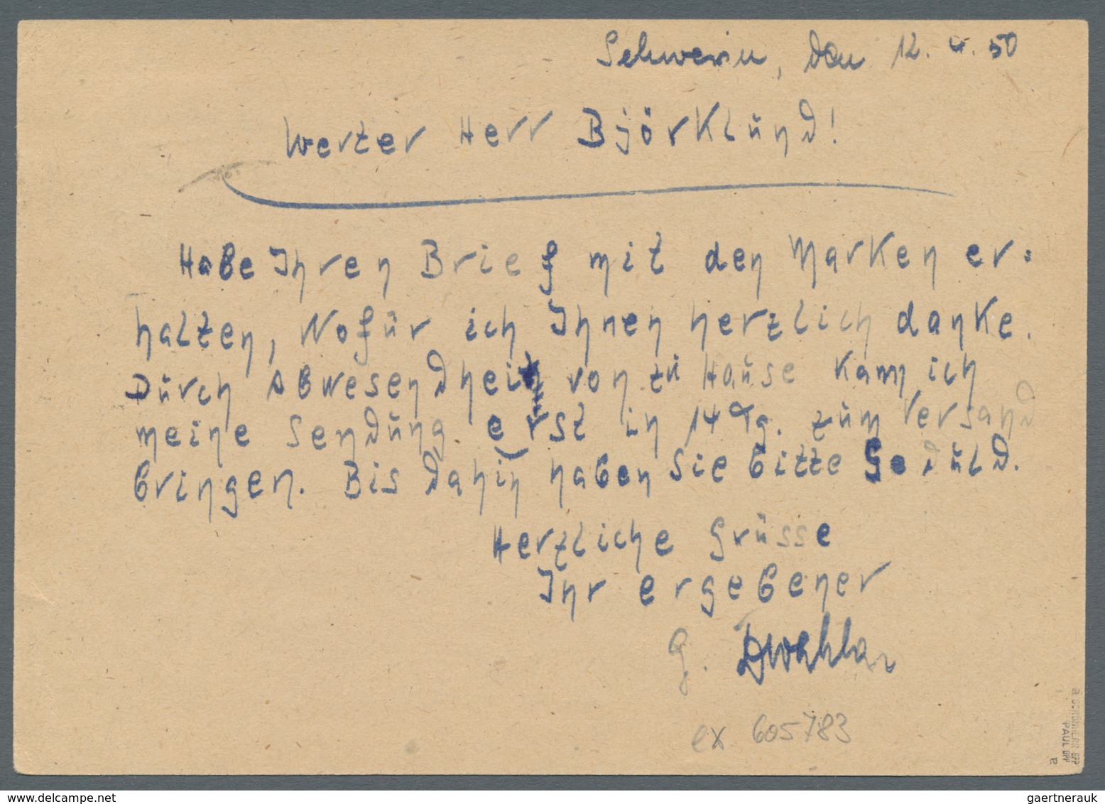 DDR: 1949, "Postgewerkschaft" Je Als Portorichtige EF Auf Postkarte Im In- Bzw. Auslandsverkehr, Tad - Sonstige & Ohne Zuordnung