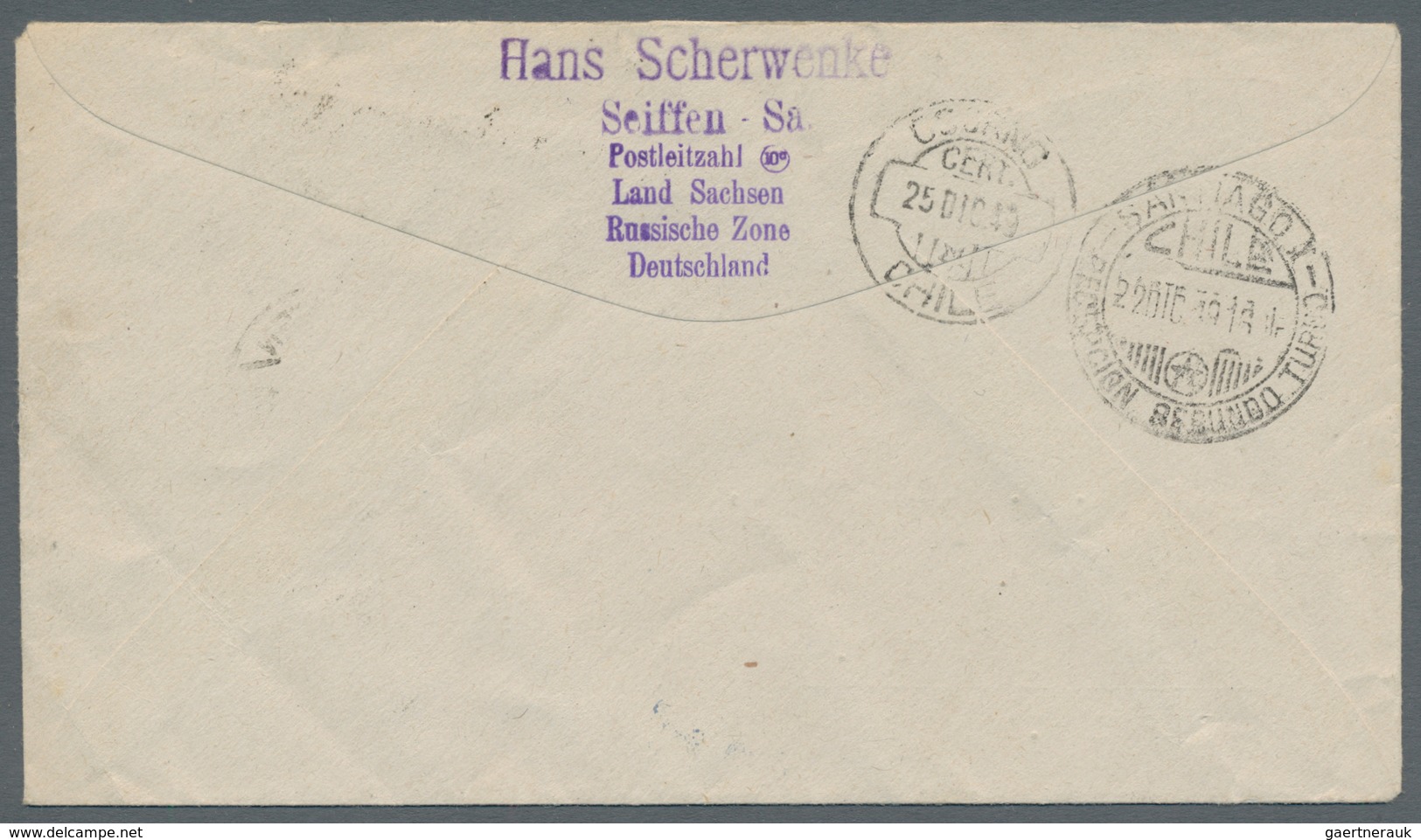 DDR: 1949, "Postgewerkschaft", Sieben Werte 12 Pfg. Und Randwert 30 Pfg. Als MiF Auf Gering überfran - Autres & Non Classés