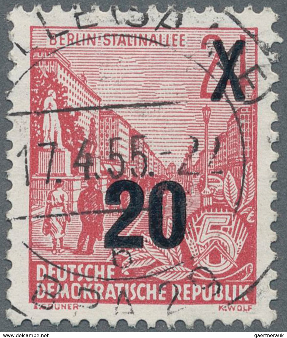 DDR: 1955, 20 Pf. Auf 24 Pf. Urdruck Auf Tadellosem Schönen Brief, Nachverwendung Langewiesen 29.3.5 - Sonstige & Ohne Zuordnung