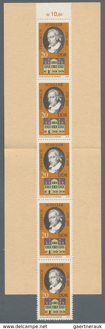 DDR - Markenheftchen: 1971, 1 M. Sondermarkenheftchen Mit 10x 10 Pfg. Bzw. 5x 20 Pfg., Beide Heftche - Carnets