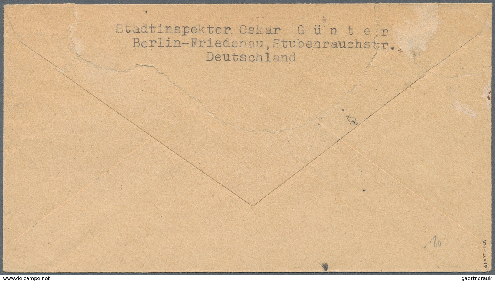 Berlin - Vorläufer: 2 U. 3 Mk Taube Zusammen Auf Überseebf. Ab Berlin-Friedenau Vom 25.6.48 In Die U - Briefe U. Dokumente