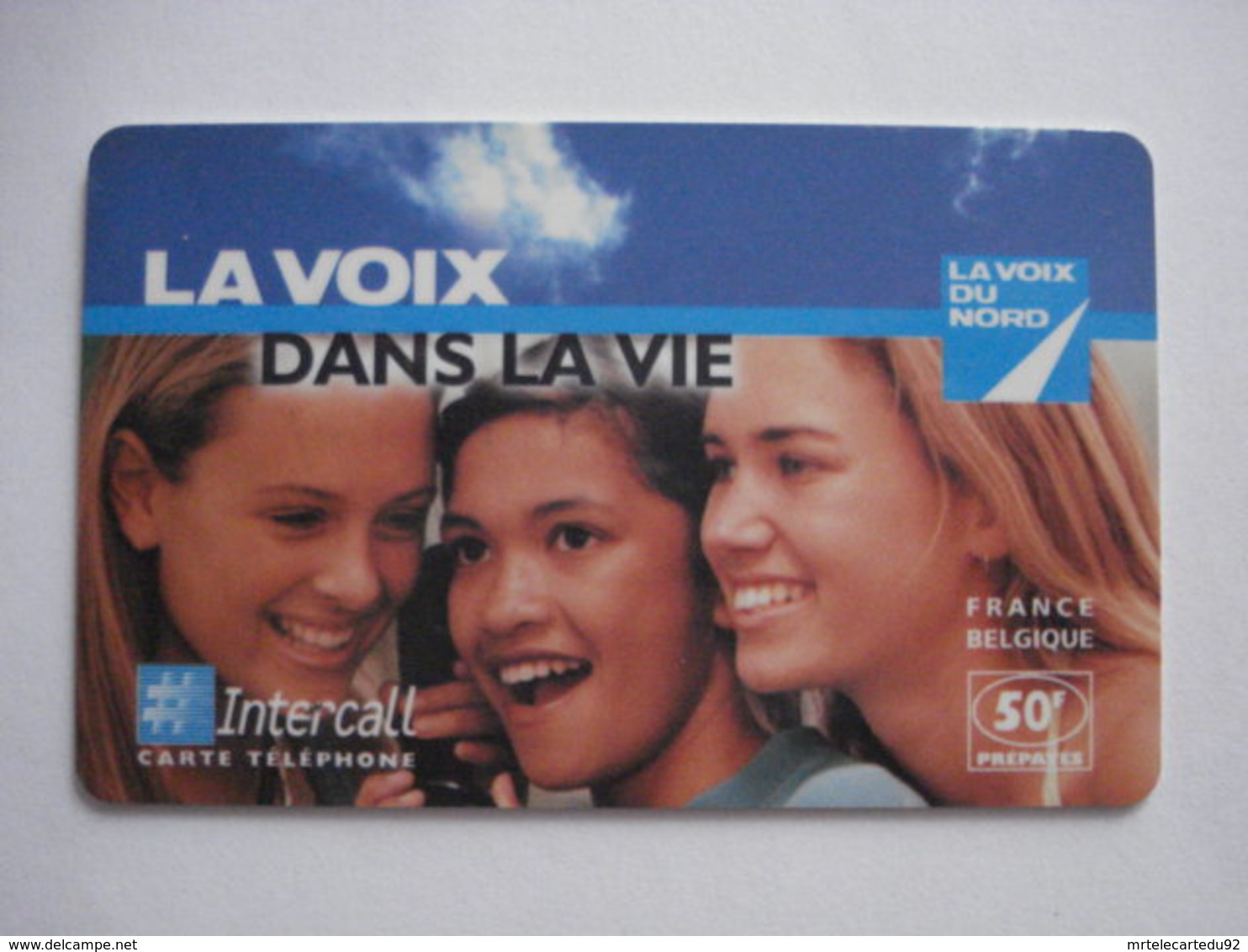 Carte Prépayée Française "INTERCALL" (utilisée Luxe). - Mobicartes (recharges)