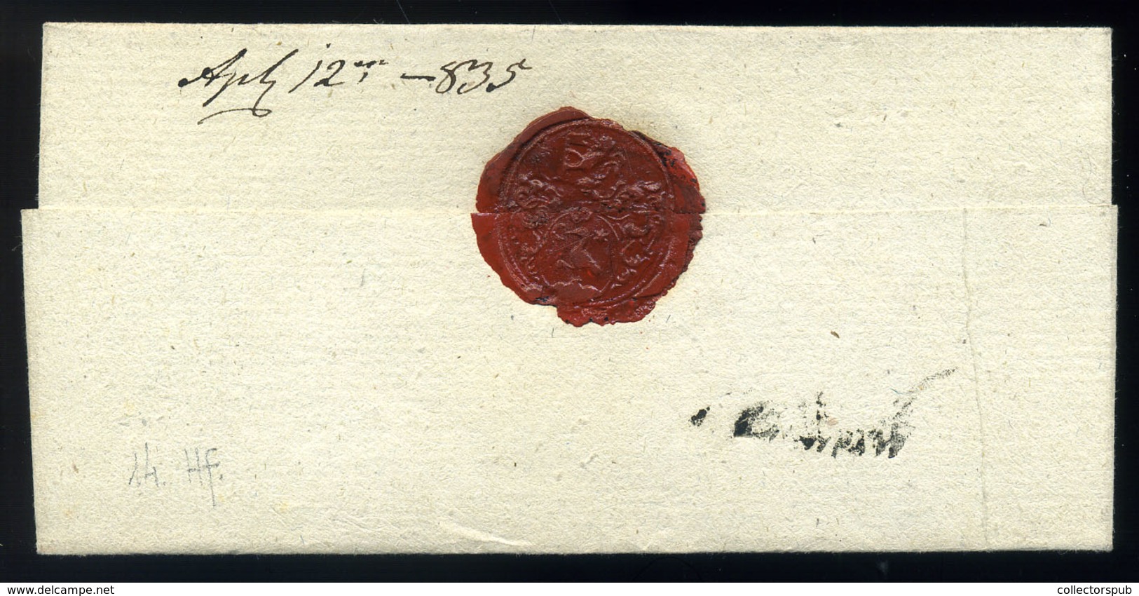 BRED 1838. Szép Portós Levél Pozsonyba Küldve, Hadadi Wesselényi Miklósnak  /  1838 Nice Unpaid Letter To Pozsony To Mik - ...-1867 Préphilatélie