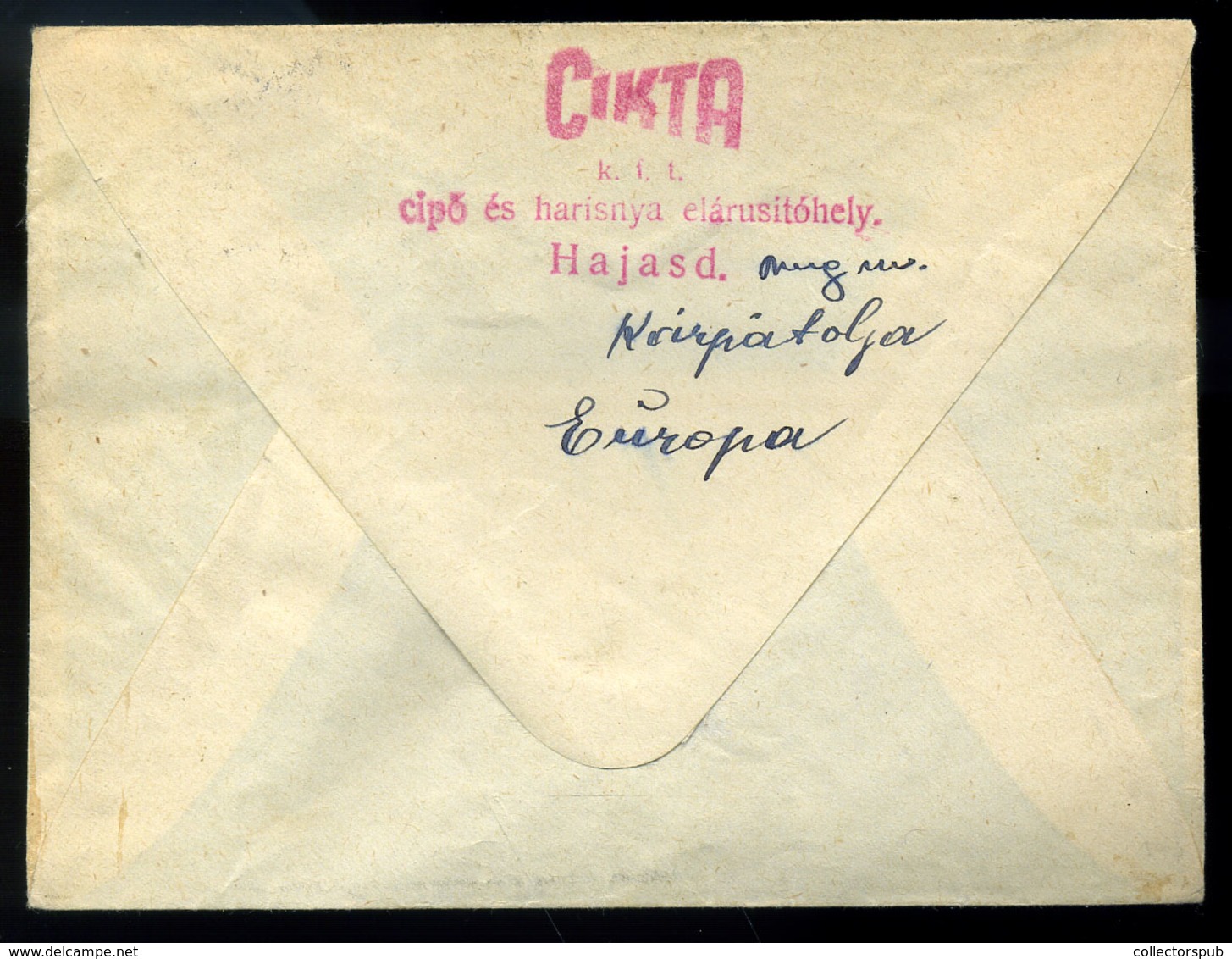 HAJASD 1940. Levél, Kétnyelvű Bélyegzéssel New Yorkba Küldve  /  1940 Letter Bilingual Pmk To New York - Oekraïne