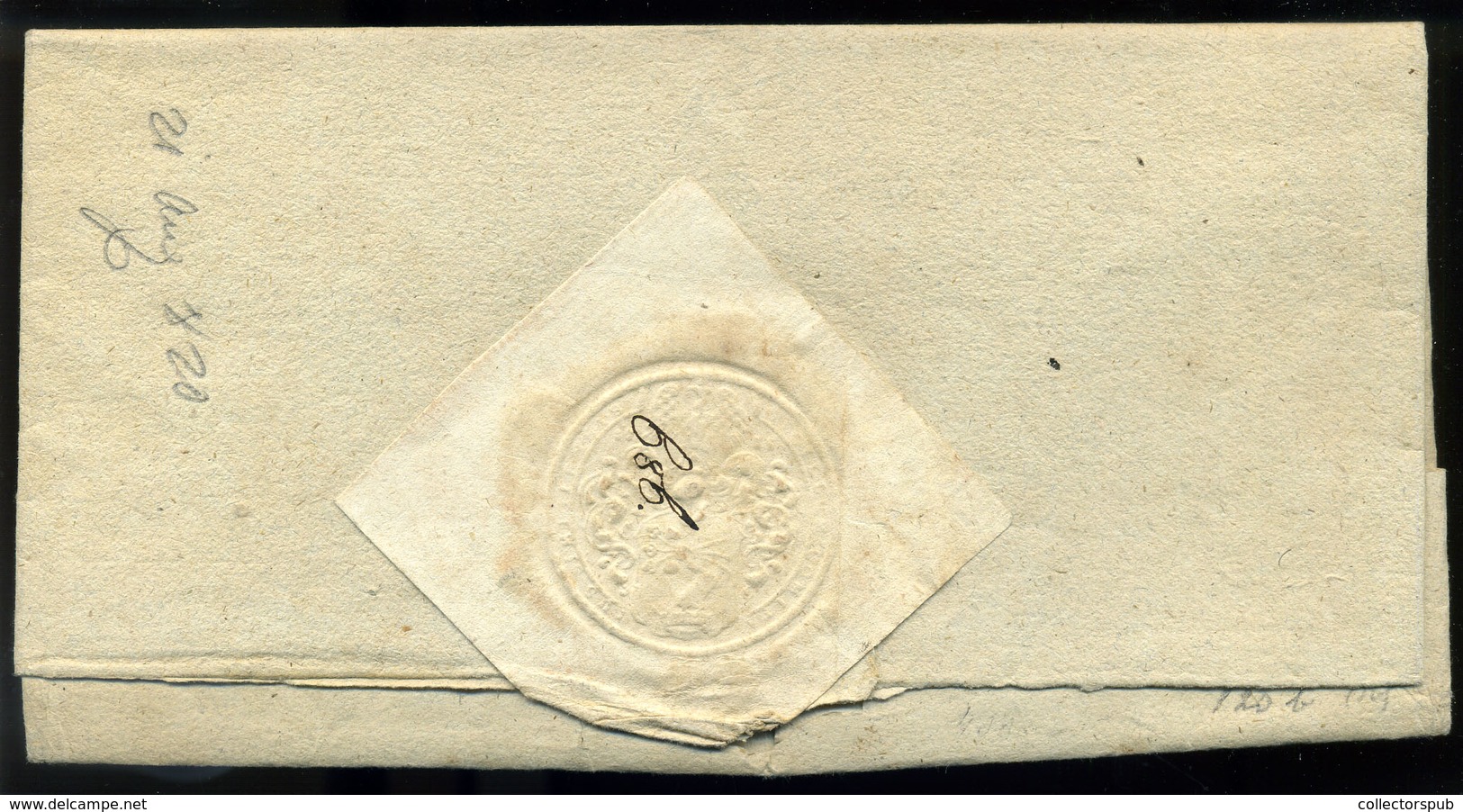 SIÓFOK 1820. Szép Hivatalos Levél Pozsonyba Küldve  /  Nice Official Letter To Pozsony - ...-1867 Voorfilatelie