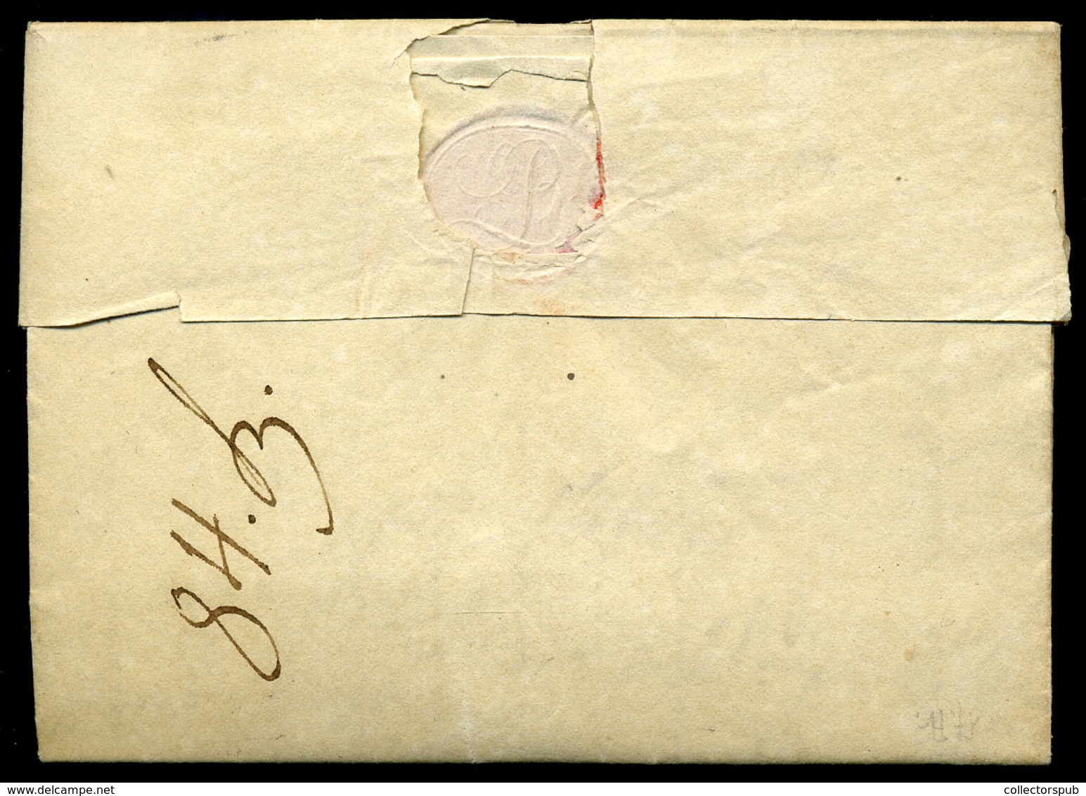 WIESELBURG 1826.  Szép Portós Levél, Tartalommal Bánlokra Küldve  /  1826 Nice Unpaid Letter , Cont. To Bánlok - ...-1867 Prephilately