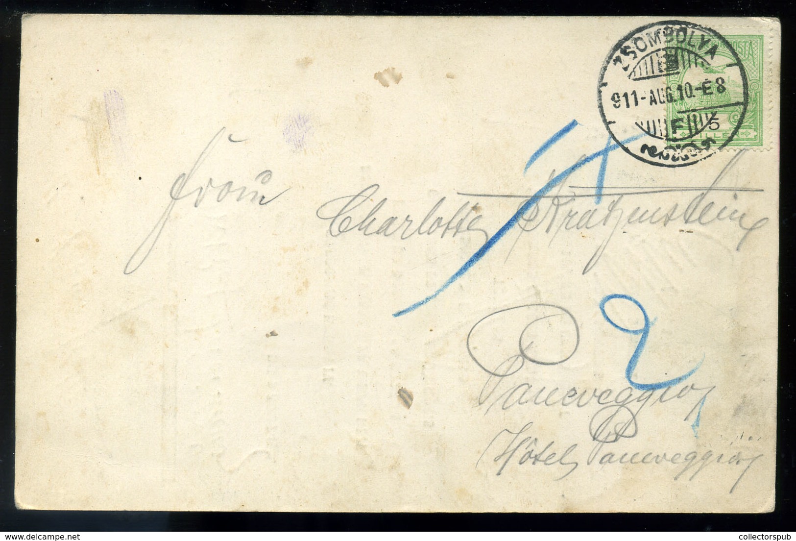 MENÜKÁRTYA , 1911. Zsombolya, Postázott Litho Kártya, Aláírásokkal, Jemelika Ferenc  /  MENU CARD 1911 Mailed Litho Card - Unclassified