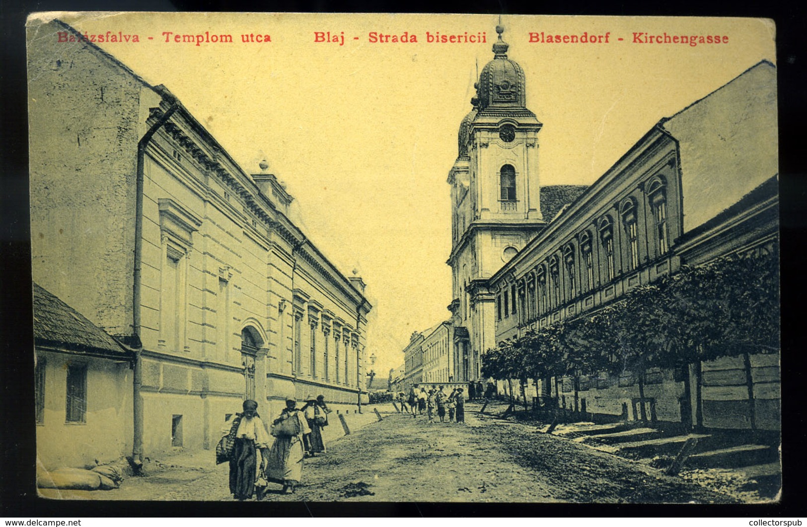 BALÁZSFALVA 1908. Régi Képeslap , Weisz Lipót  /  1908 Vintage Pic. P.card, Lipót Weisz - Hongarije