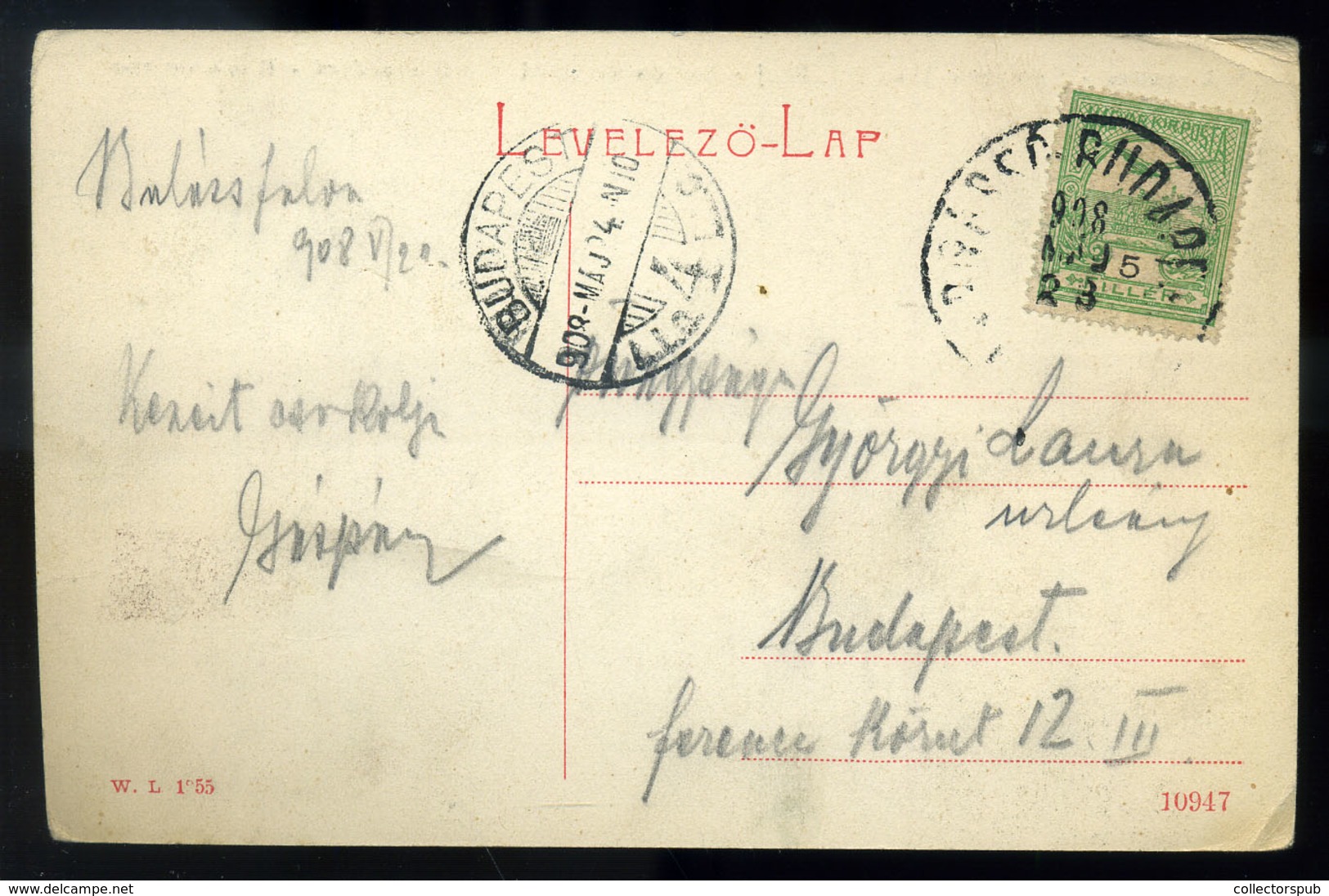 BALÁZSFALVA 1908. Régi Képeslap , Weisz Lipót  /  1908 Vintage Pic. P.card, Lipót Weisz - Hongarije