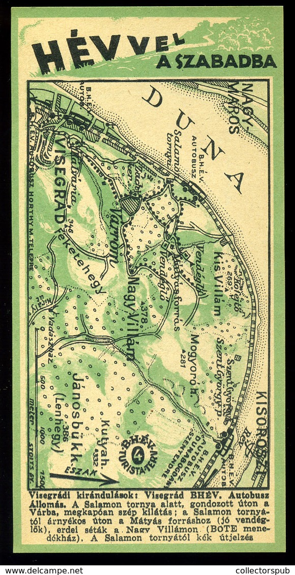 SZÁMOLÓ CÉDULA  Régi Reklám Grafika , HÉV  /  COUNTING CARD Vintage Adv. Graphics, Commuter Train - Unclassified