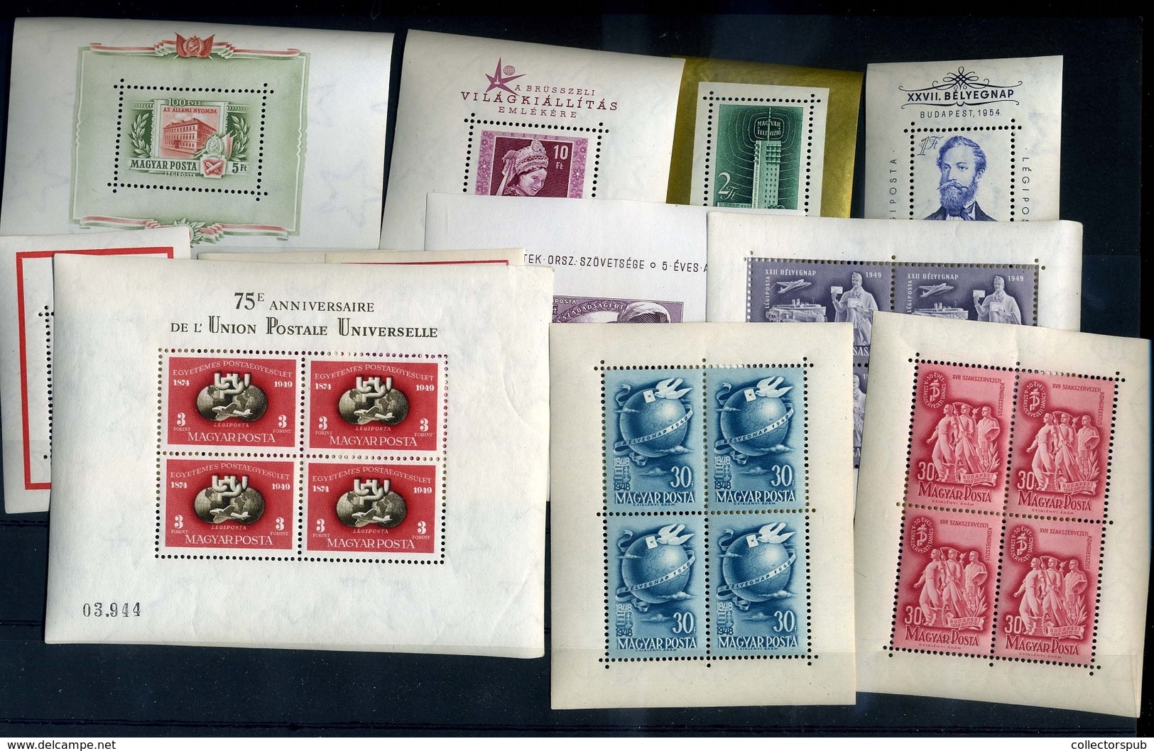 BLOKKOK Kisívek Jó Tétel!  /  BLOCKS Small Bundle - Unused Stamps