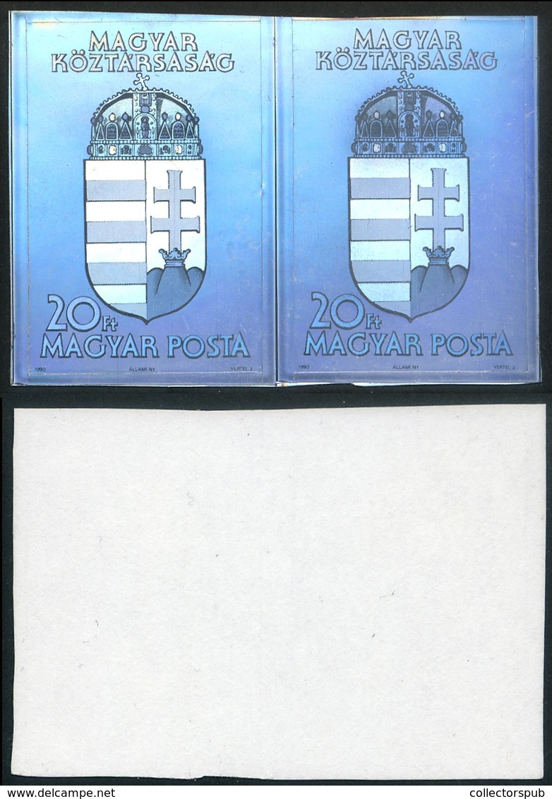 1991 Magyar Köztársaság Címere Hologramos Blokk Tétel! (fekete,piros Sorszám + 'Magyar Posta Ajándéka' Felirattal' + Hol - Unused Stamps