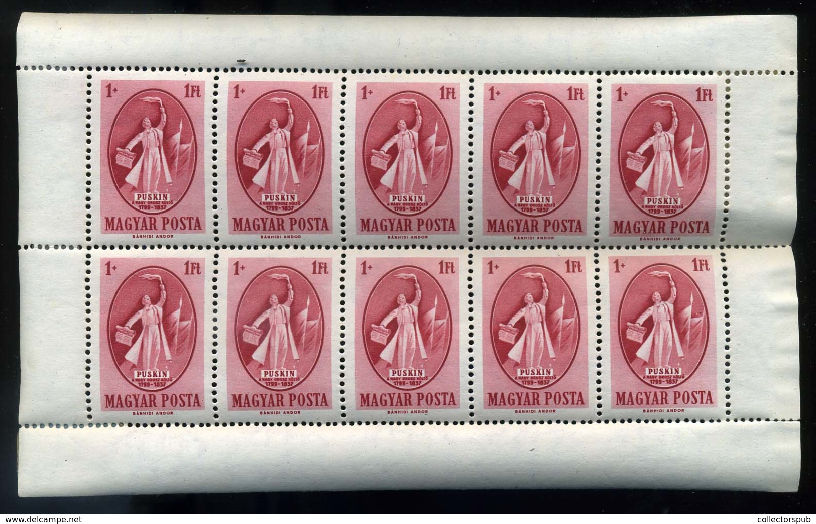 1949. PUSKIN Kisív   , Szép! (70000)  /  PUSKIN Arc Nice - Unused Stamps