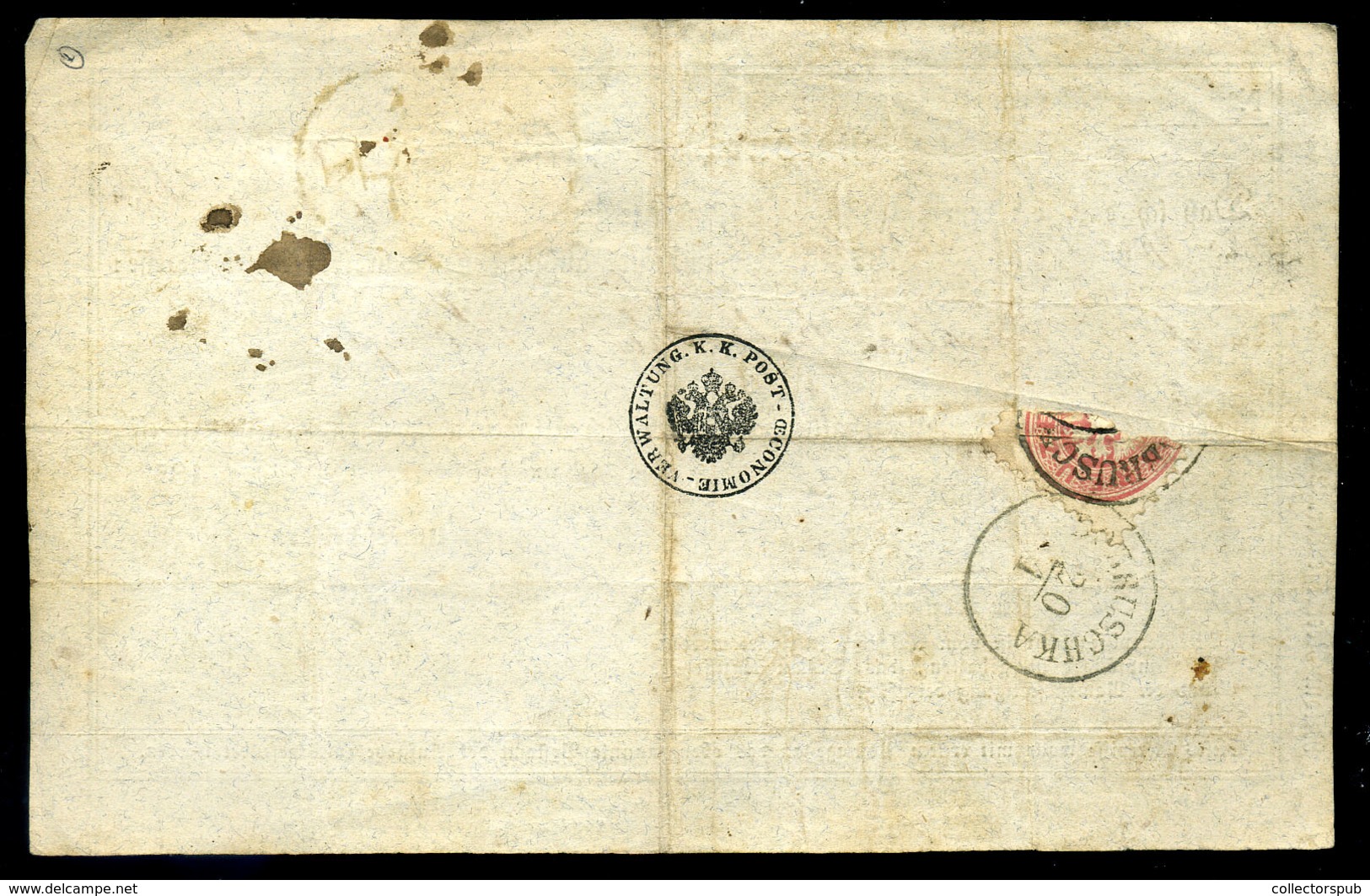 AUSZTRIA 1865. Recepisse - Used Stamps
