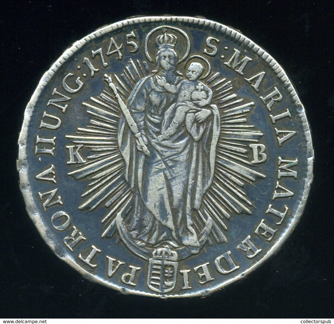 MÁRIA TERÉZIA Tallér 1745 KB VF+ - Austria