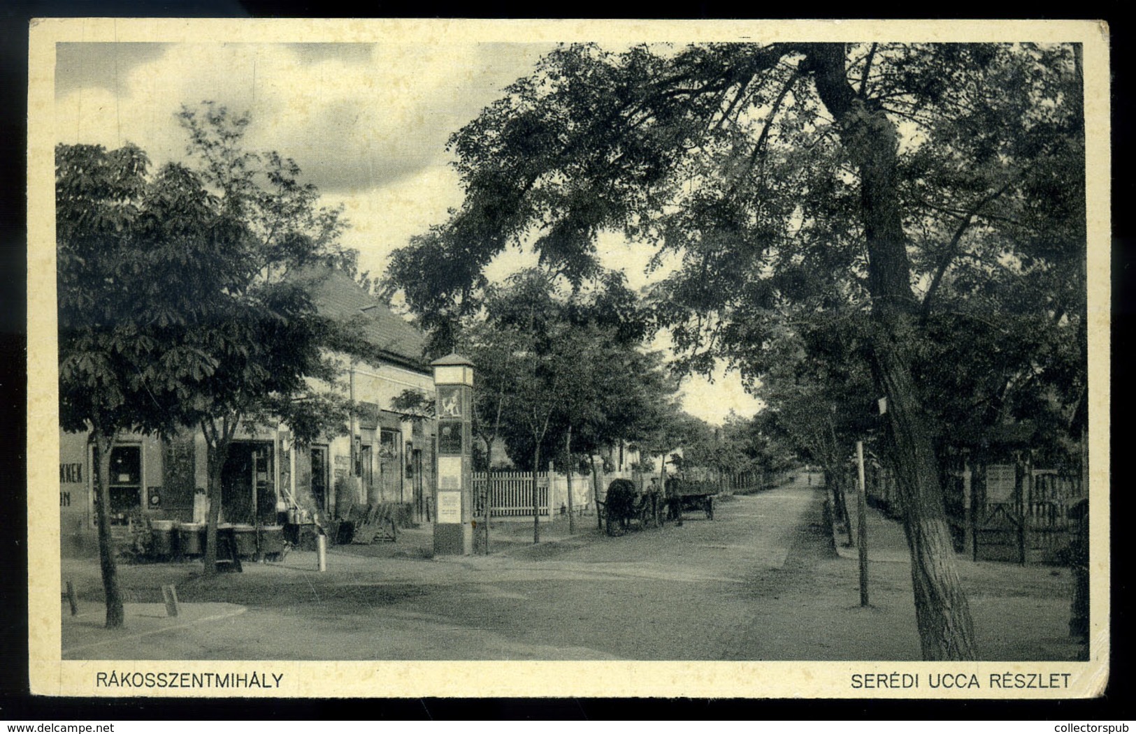 RÁKOSZENTMIHÁLY  Serédi Utca  Régi Képeslap  /  Sarédi St. Vintage Pic. P.card - Hungary