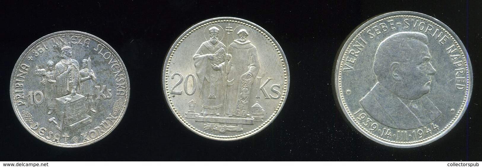 SZLOVÁKIA 10-20-50 Korona UNC - Slovakia