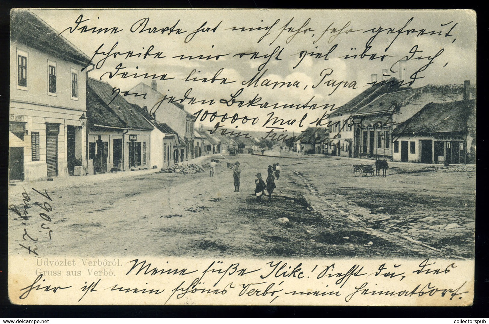 VERBÓ 1905. Régi Képeslap  /  1905 Vintage Pic. P.card - Hungary