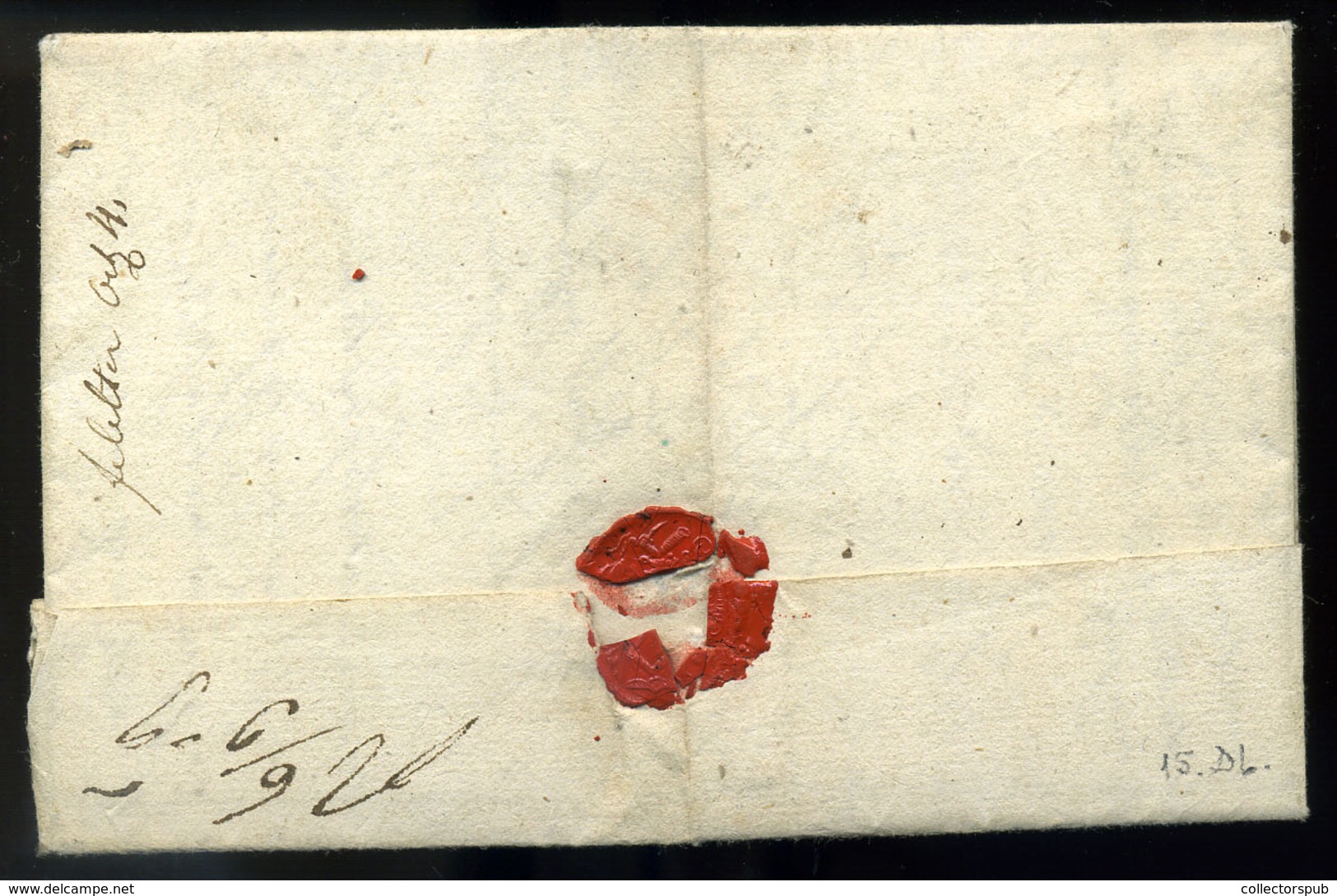 TÓTKOMLÓS 1839. Szép Portós Levél Hosszúrétre Küldve, Tartalommal.  /  1839 Nice Postage Due Letter To Hosszúrét, Cont. - ...-1867 Prephilately