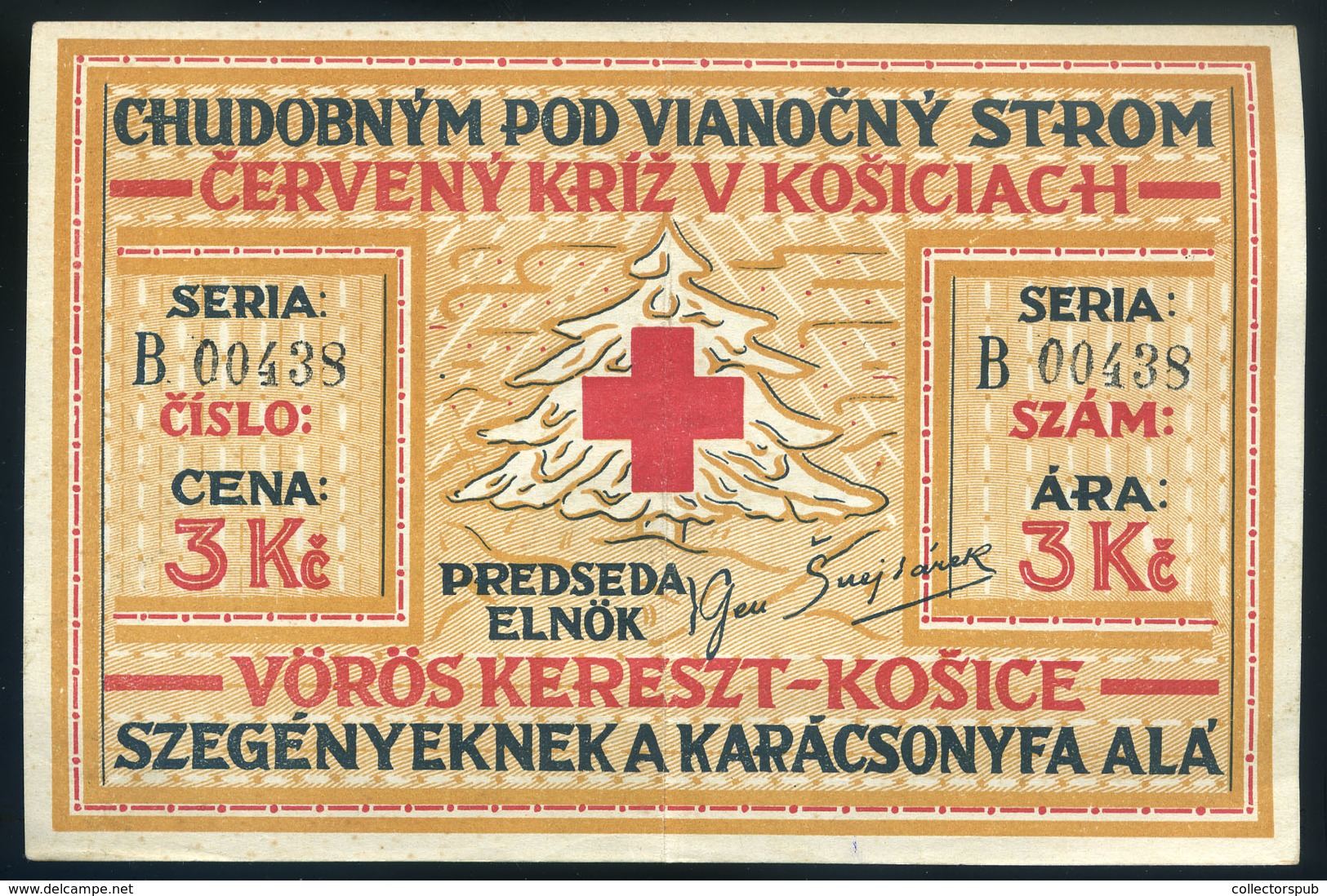 KASSA  Vörös Kereszt Régi Sorsjegy  /  Red Cross Vintage Lottery Ticket - Zonder Classificatie