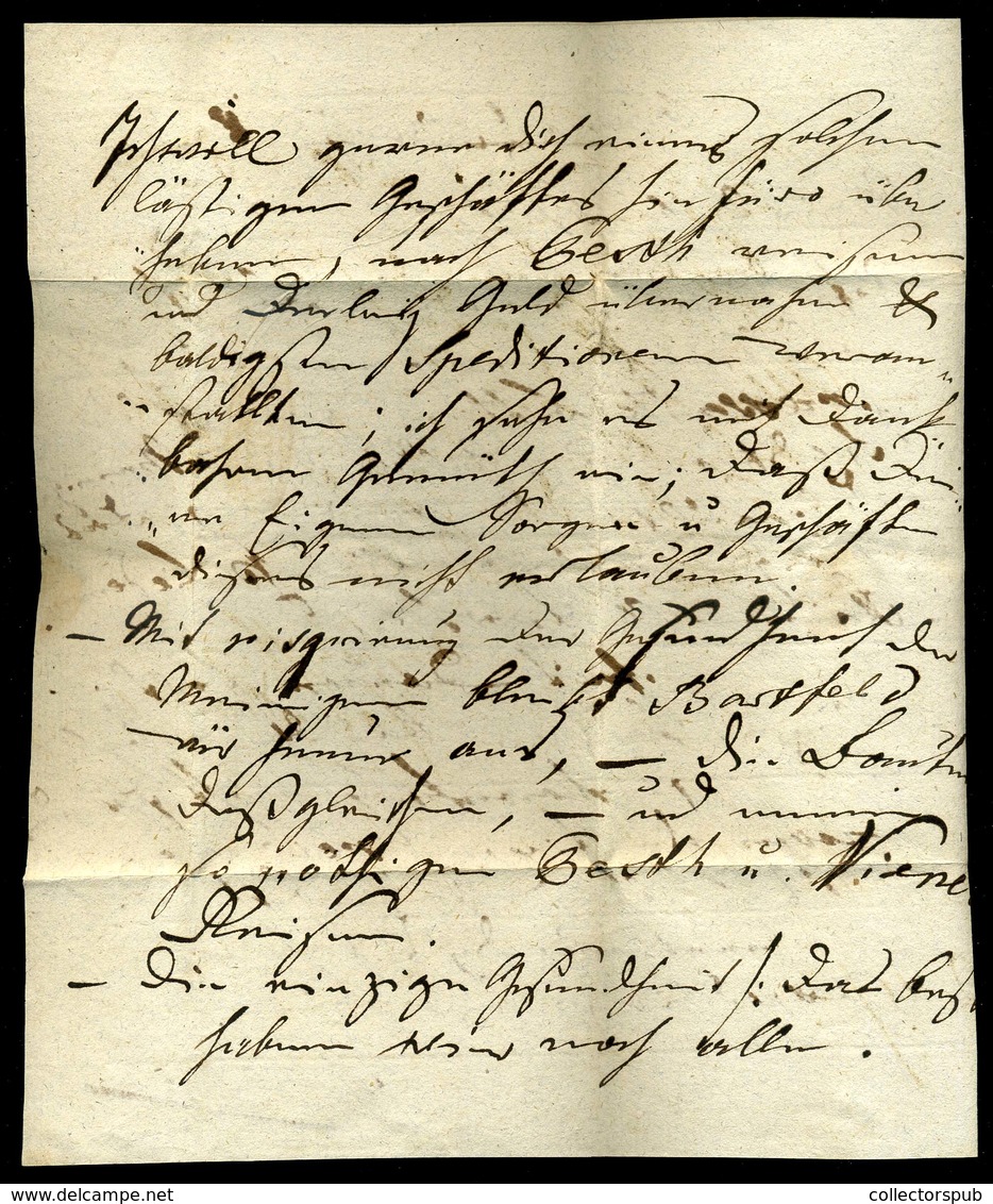 NAGYMIHÁLY 1828. Levél, Tartalommal , Gróf Dessewffy Imrének Vanyrcra Küldve.Szép Darab!  (400p)  /  Letter Cont. To Cou - Other & Unclassified