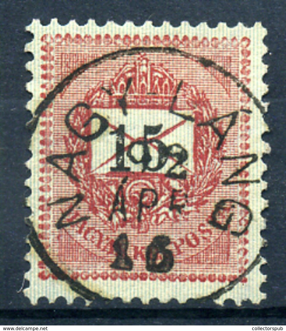 NAGYLÁNG 15Kr Szép Bélyegzés  /  15 Kr Nice Pmk - Used Stamps
