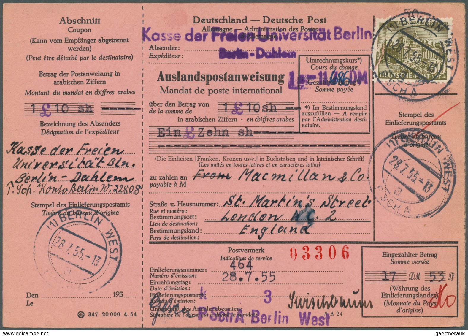 Berlin: 1949, Bauten I, 40Pf Als Einzelfrankatur Sowie 50Pf U. 60Pf Jeweils Als Einzel- Und Mehrfach - Lettres & Documents