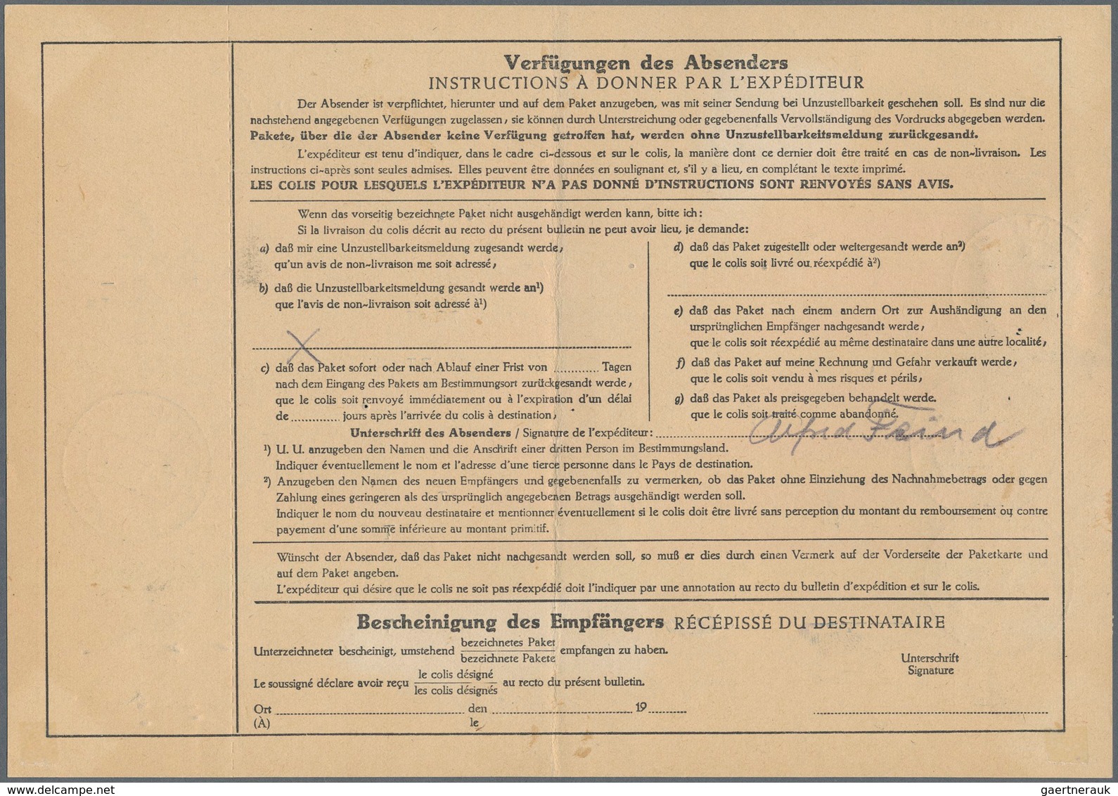 Berlin: Paar 2 DM Bauten Mit 20 Pf. Bauten Erg.-Wert 1953 Zusammen Auf Übersee-Paketkarte Ab Berlin- - Lettres & Documents