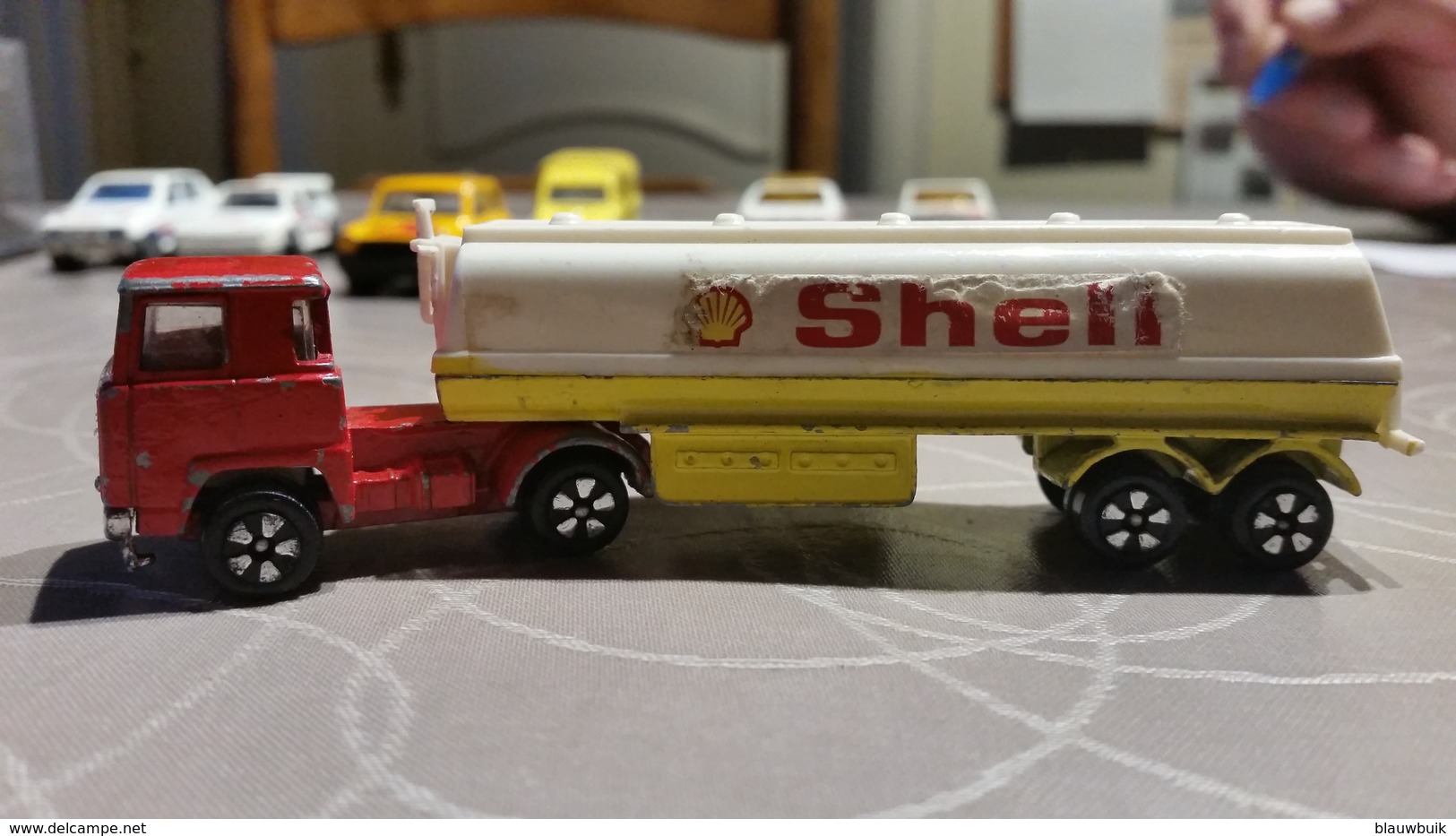 PLAYART SCANIA 141 GASOLINE TRUCK +TANKER TRAILER - SHELL 1:100? - Camions, Bus Et Construction