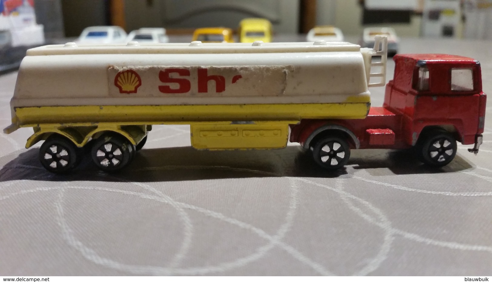 PLAYART SCANIA 141 GASOLINE TRUCK +TANKER TRAILER - SHELL 1:100? - Camions, Bus Et Construction