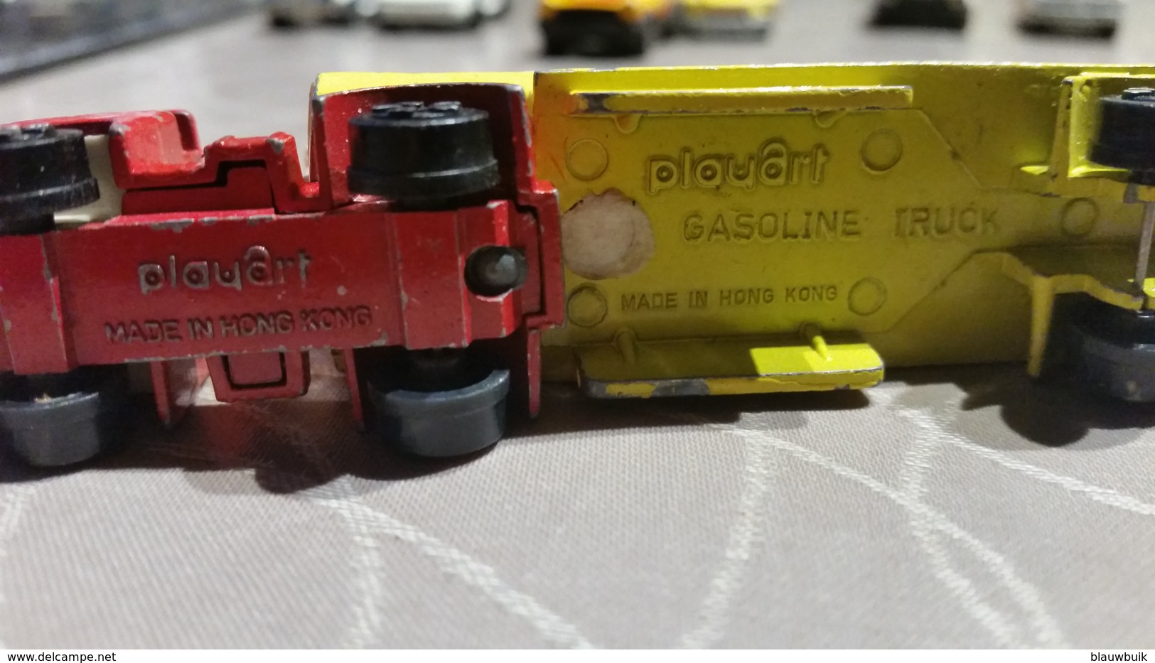 PLAYART SCANIA 141 GASOLINE TRUCK +TANKER TRAILER - SHELL 1:100? - LKW, Busse, Baufahrzeuge