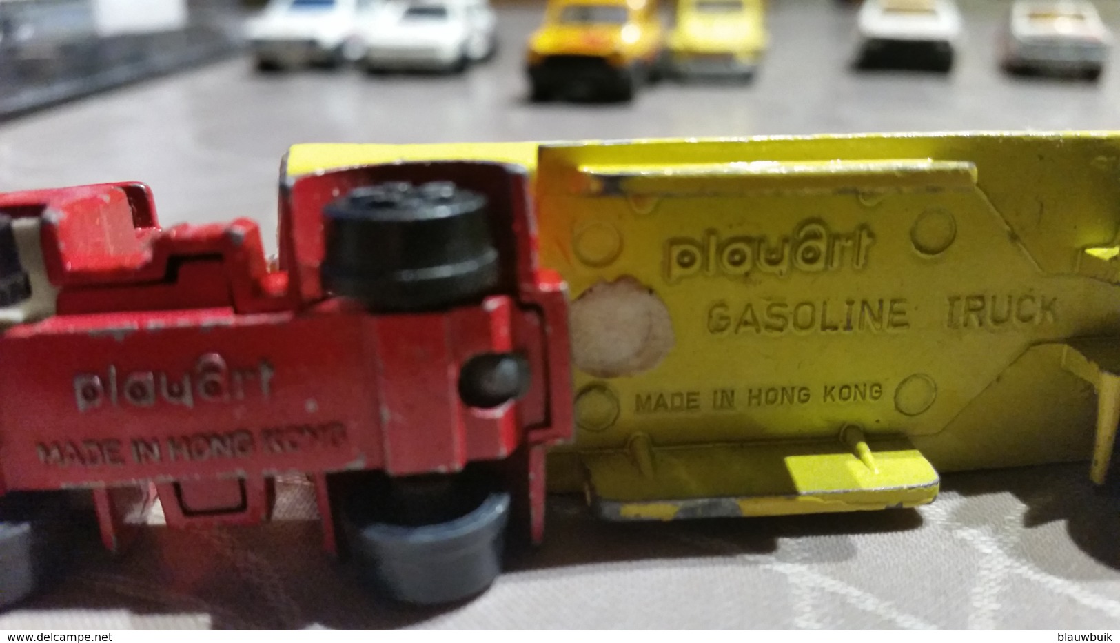 PLAYART SCANIA 141 GASOLINE TRUCK +TANKER TRAILER - SHELL 1:100? - Vrachtwagens, Bus En Werken