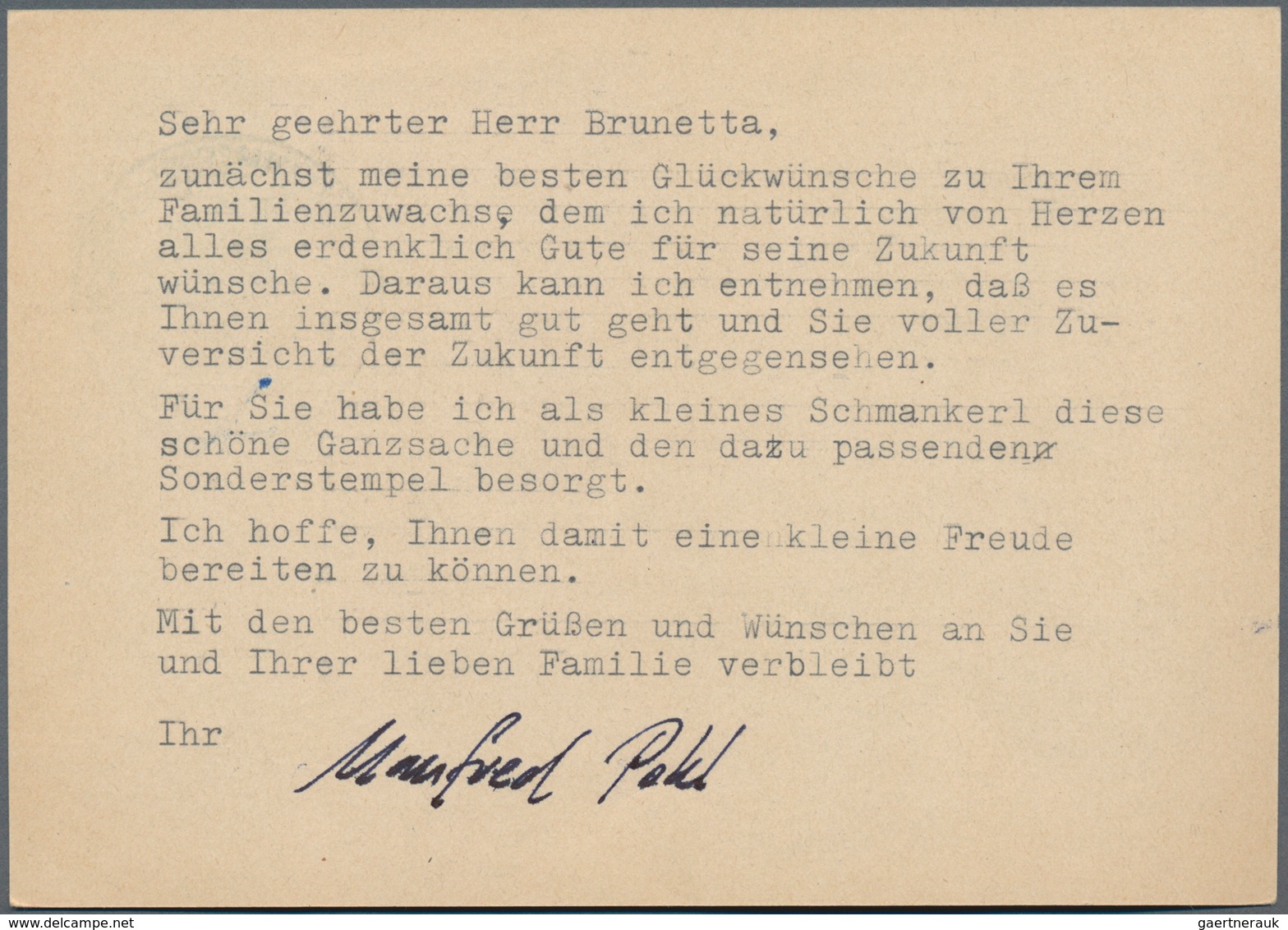 Berlin: 1949/1950, Postkarte Frankiert Mit 10 Pfg. Goethe, Plattenfehler I Mit SSt Von BERLIN-CHARLO - Covers & Documents