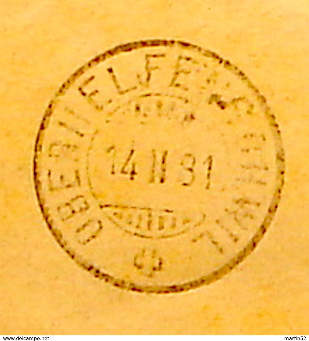 Schweiz Suisse 1881: HELVETIA 20c Orange Zu 32 Mi 24 Yv 37 Mit O OBERHELFENSCHWIL 14.II.81 Nach Mogelsberg - Lettres & Documents