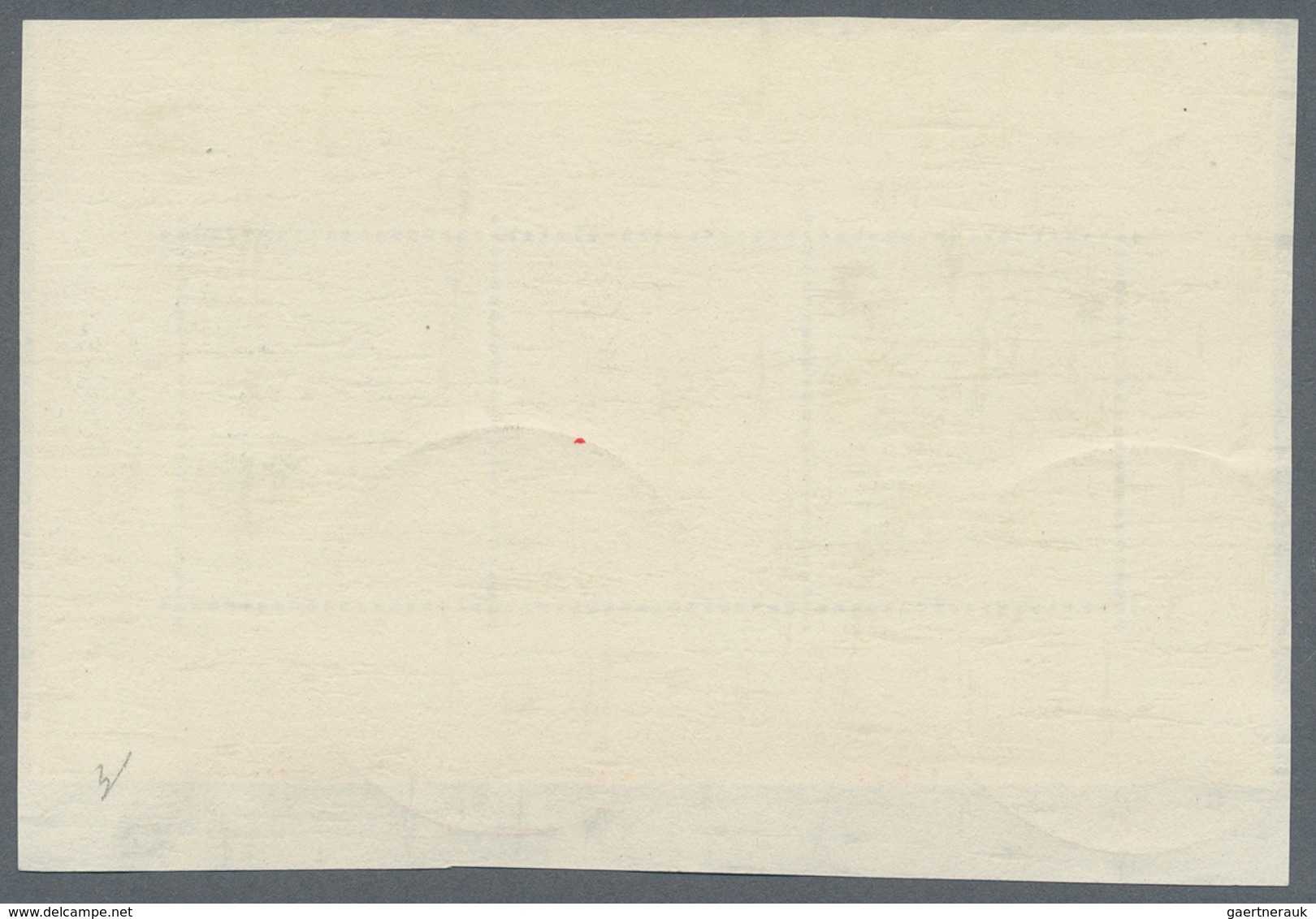 Berlin: 1949, Währungsgeschädigten-Block Auf Knapp Geschnittenem Briefstück (weißer Karton) Mit Rote - Briefe U. Dokumente