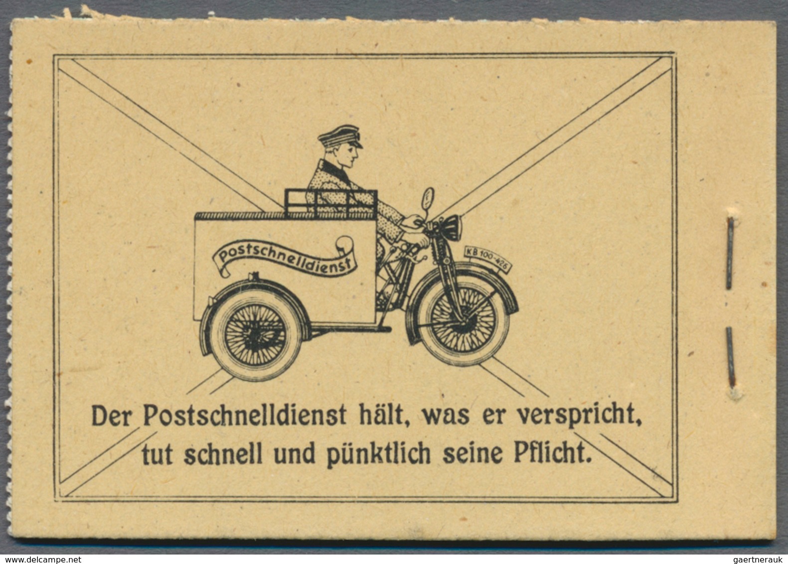 Berlin - Markenheftchen: 1949, Bauten, Komplettes Markenheftchen In Außergewöhnlich Frischer Gesamte - Carnets