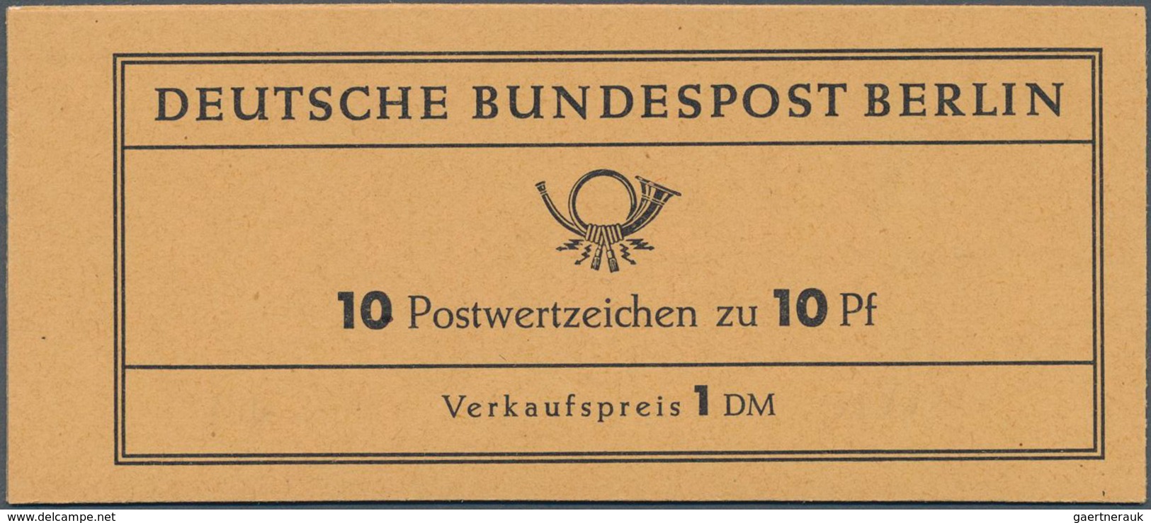 Berlin - Markenheftchen: 1962, Dürer-Markenheftchen "Vergiß Mein Nicht", Tadellos Postfrisch, Fotoat - Carnets