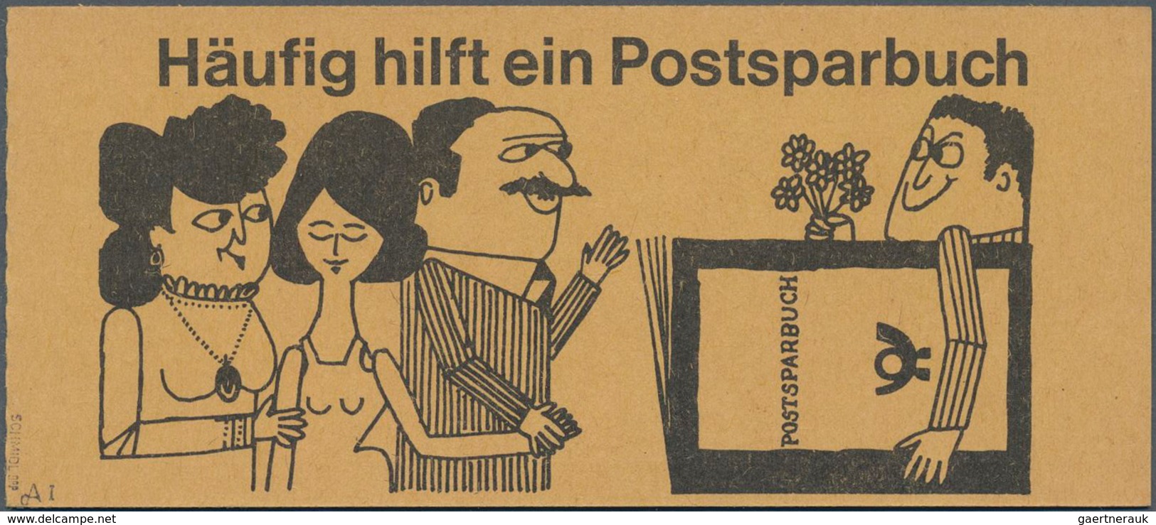 Berlin - Markenheftchen: 1962, Markenheftchen "Dürer" Mit Reklame "Postsparbuch", Tadellos Postfrisc - Booklets