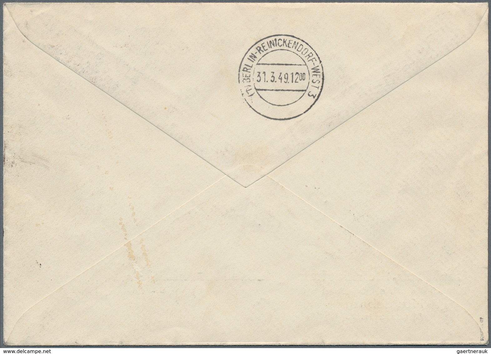Berlin - Postschnelldienst: Senkr. 5er Streifen 16 U. 24 Pf. Schwarzaufdruck Zusammen Auf Postschnel - Covers & Documents