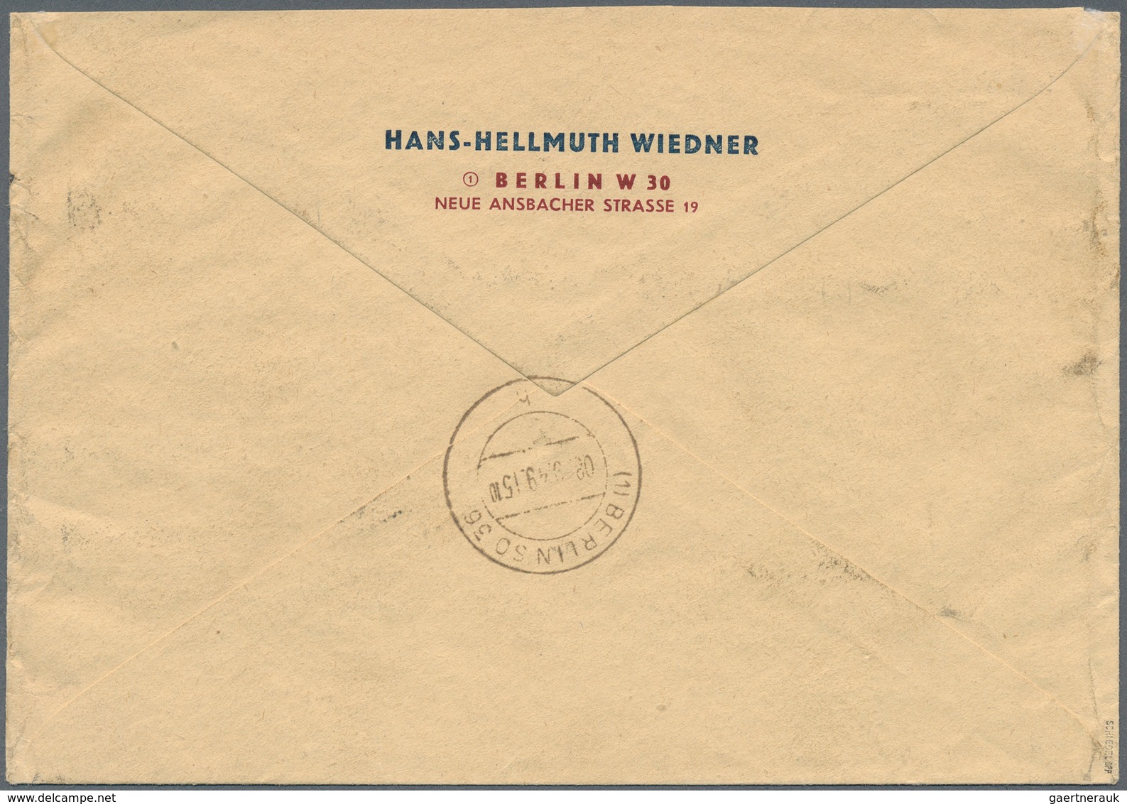 Berlin - Postschnelldienst: 24 Pf. Stephan Im Senkr. 3er Streifen U. 8 Pf. Bauten Zusammen Auf Posts - Briefe U. Dokumente