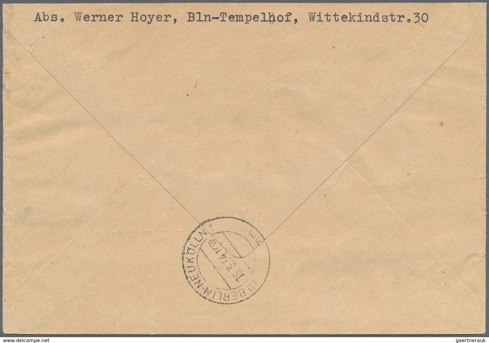 Berlin - Postschnelldienst: 30 U. 40 Pf. Männer I Mit Paar 5 Pf. Glocke Mitte Zusammen Auf Postschne - Lettres & Documents