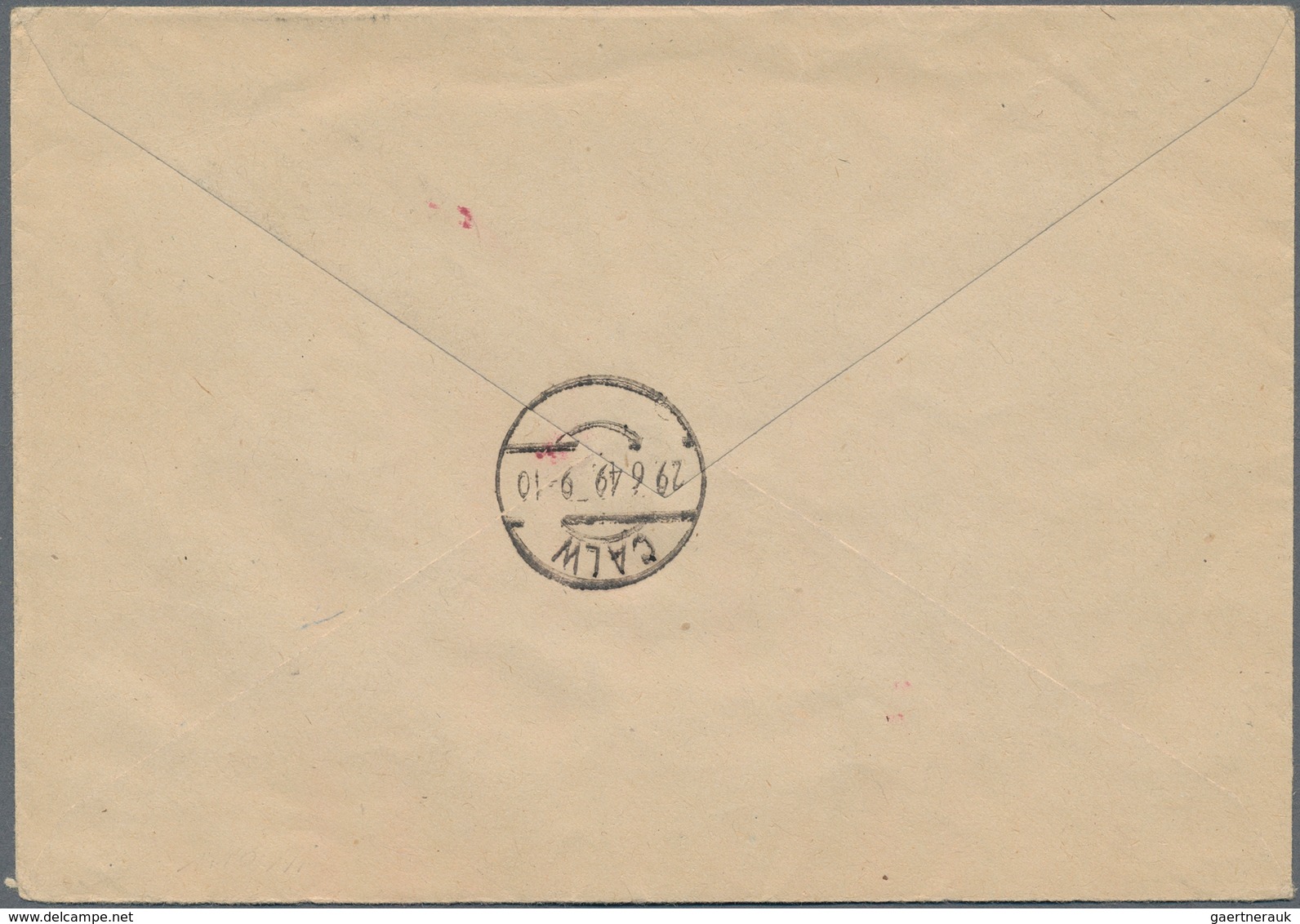 Französische Zone - Baden: 1949. Lot Von 1 R-Brief Mit 16, 30 Und 40 Pf Rotes Kreuz Ungezähnt (aus B - Sonstige & Ohne Zuordnung