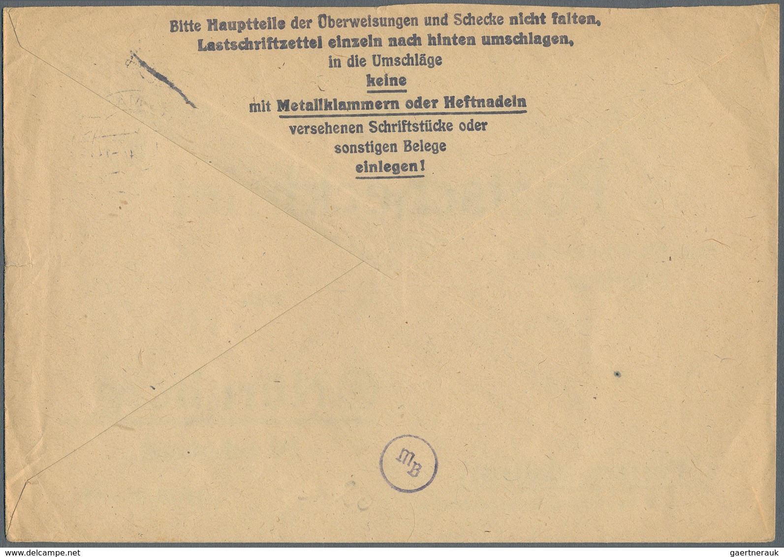 Französische Zone - Rheinland Pfalz: 1947, 10 Pf Winzerin Als EF Auf POSTSCHECKBRIEF Nach München, S - Autres & Non Classés