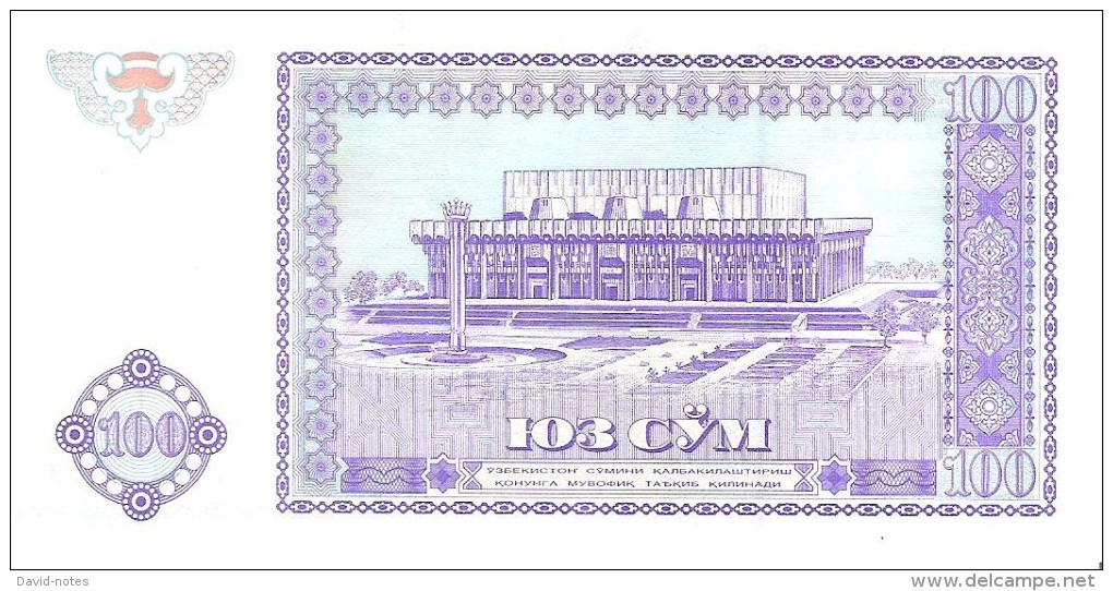 Uzbekistan - Pick 79 - 100 Sum 1994 - Unc - Uzbekistán