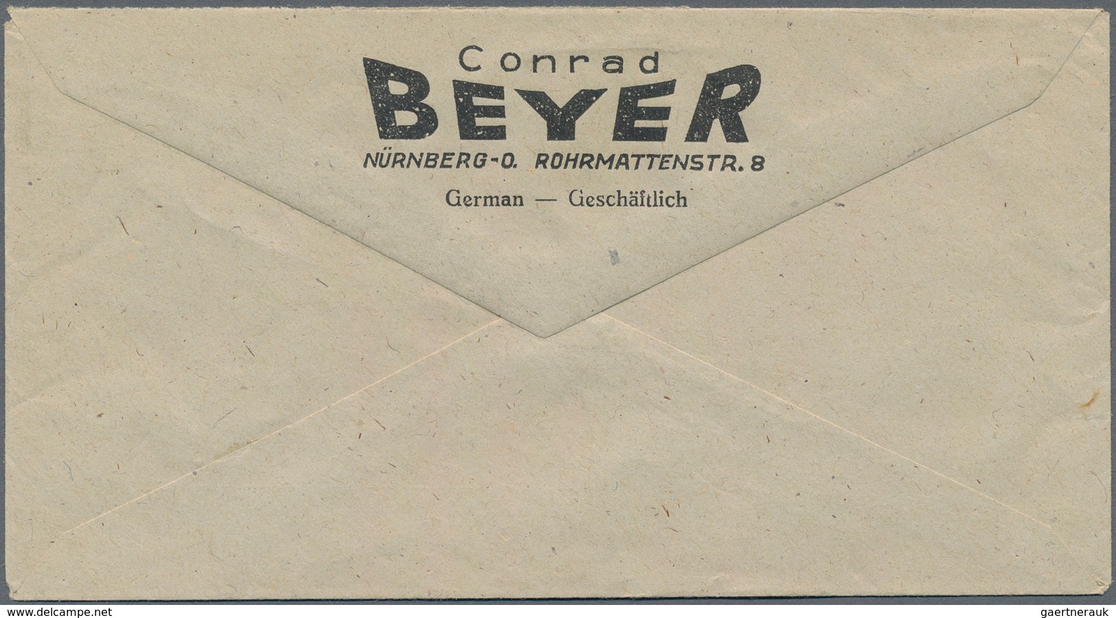 Bizone: 1946. Waggerechtes Paar 4 Pf OR-Feld 3+4 Br I Plattenfehler "stamps" Statt "Stamps" Aus Scha - Autres & Non Classés